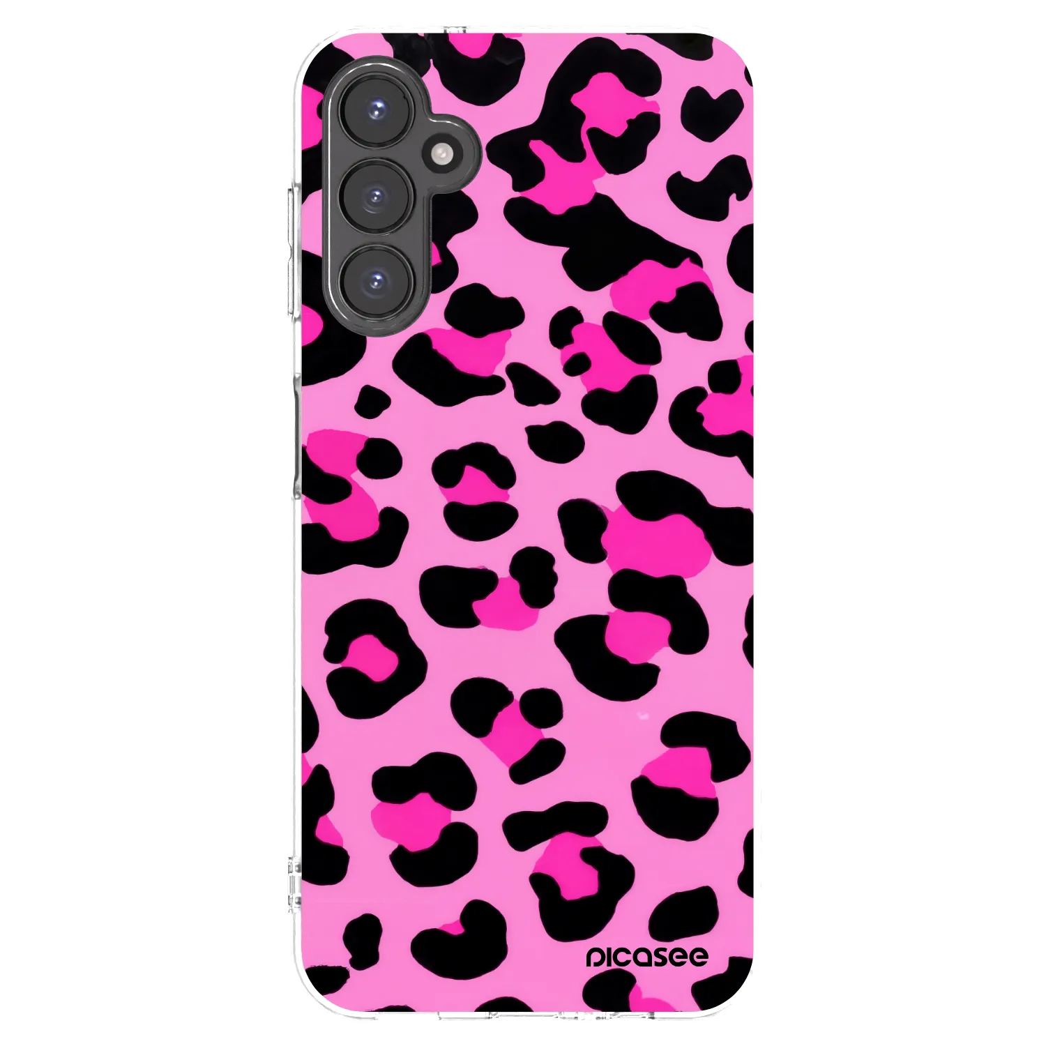 Picasee átlátszó szilikon tok az alábbi mobiltelefonokra Samsung Galaxy A14 5G A146P - Pink Tiger