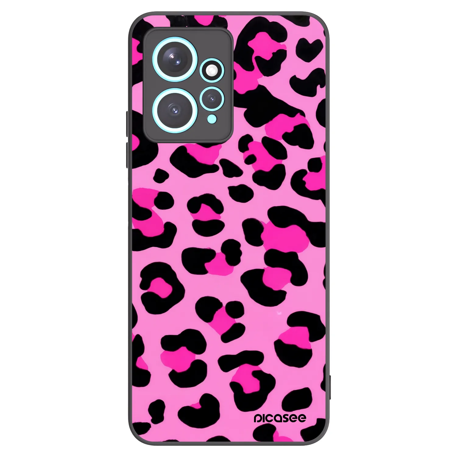 Picasee fekete szilikon tok az alábbi mobiltelefonokra Xiaomi Redmi Note 12 4G - Pink Tiger