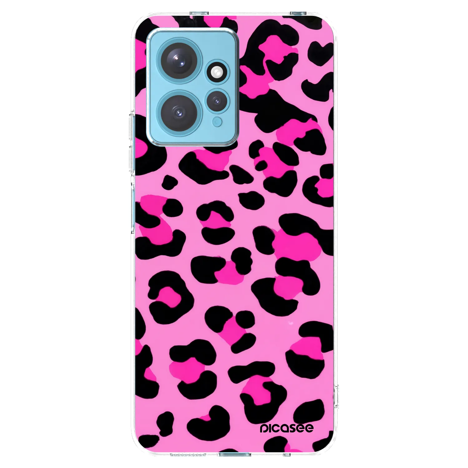 Picasee átlátszó szilikon tok az alábbi mobiltelefonokra Xiaomi Redmi Note 12 4G - Pink Tiger