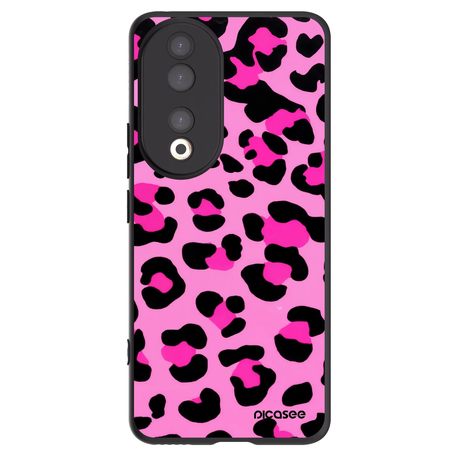 Picasee fekete szilikon tok az alábbi mobiltelefonokra Honor 90 5G - Pink Tiger