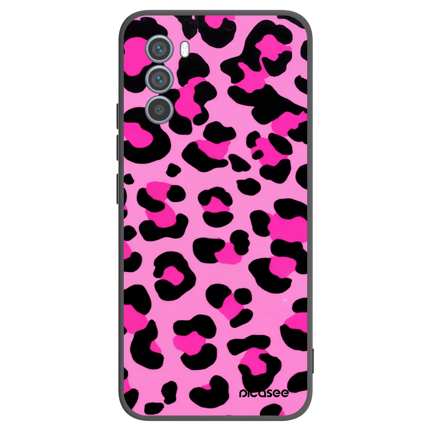 Picasee fekete szilikon tok az alábbi mobiltelefonokra Motorola Moto G62 - Pink Tiger
