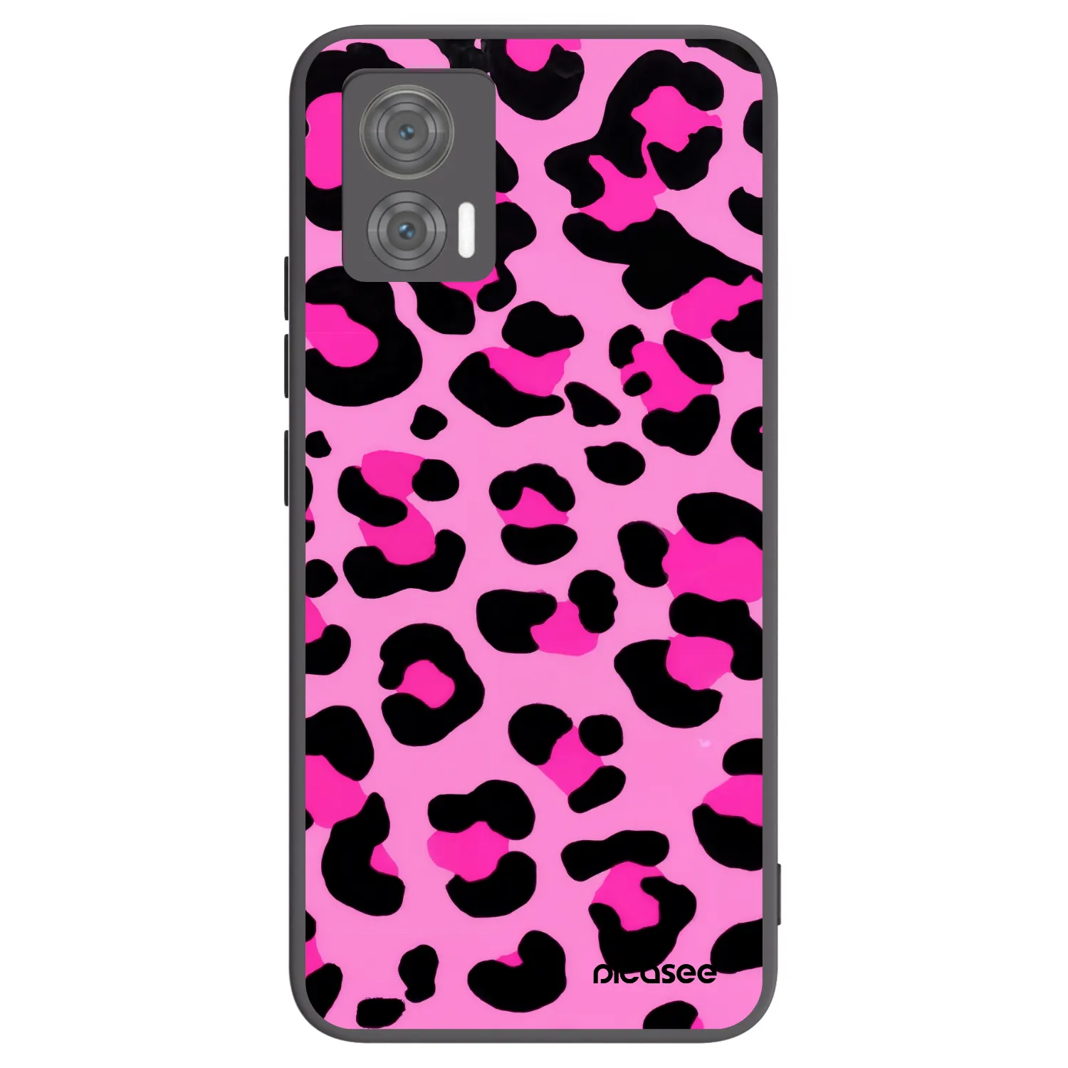 Picasee fekete szilikon tok az alábbi mobiltelefonokra Motorola Edge 30 Neo - Pink Tiger