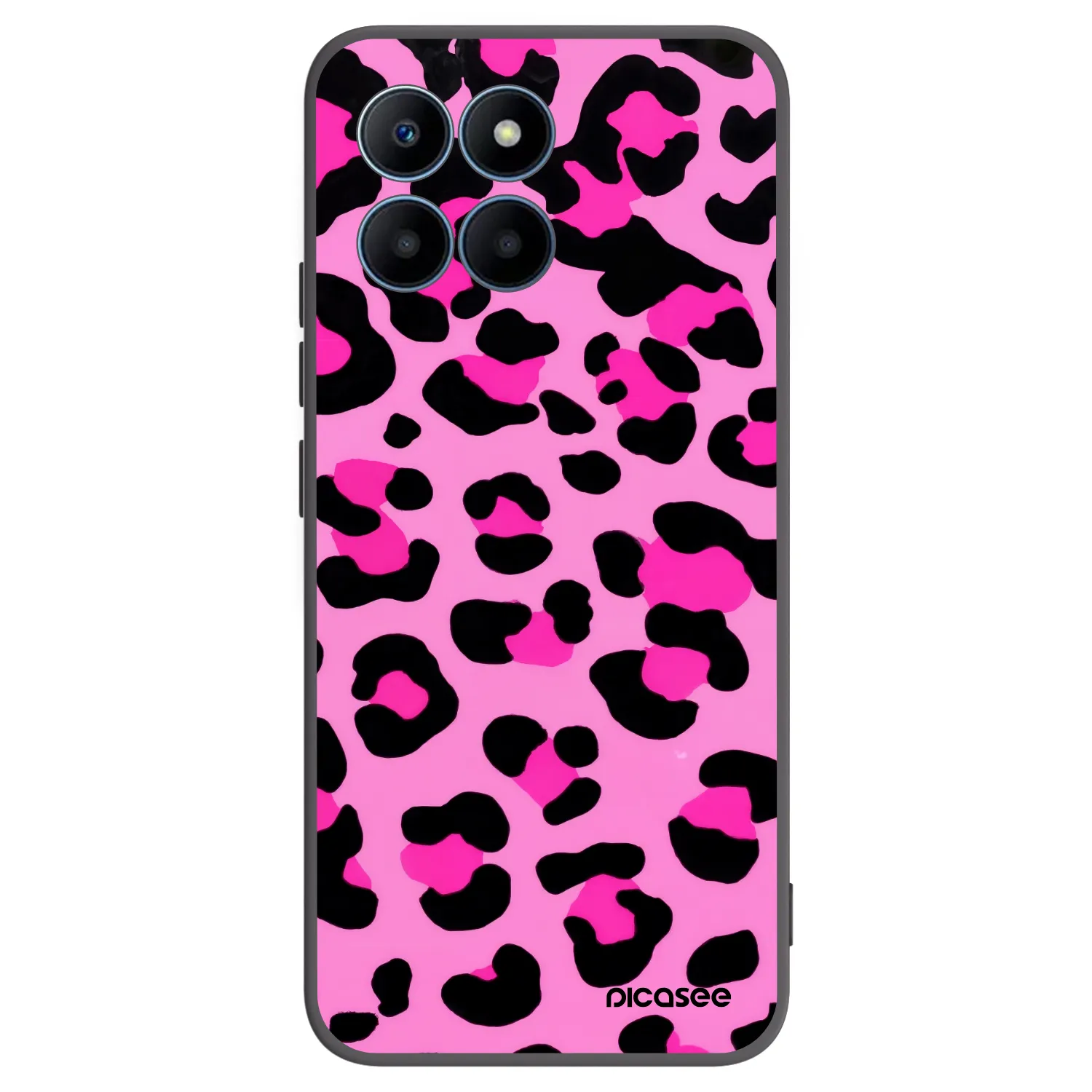 Picasee fekete szilikon tok az alábbi mobiltelefonokra Honor 70 Lite - Pink Tiger