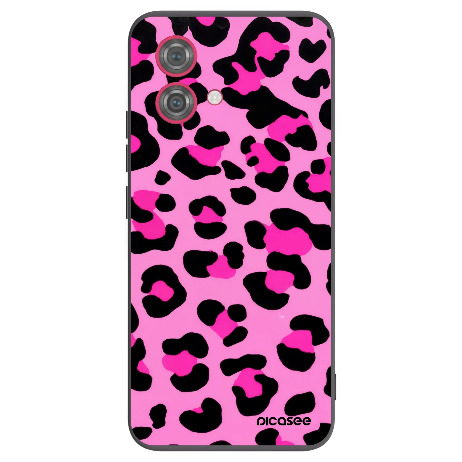 Picasee fekete szilikon tok az alábbi mobiltelefonokra Motorola Moto G84 5G - Pink Tiger
