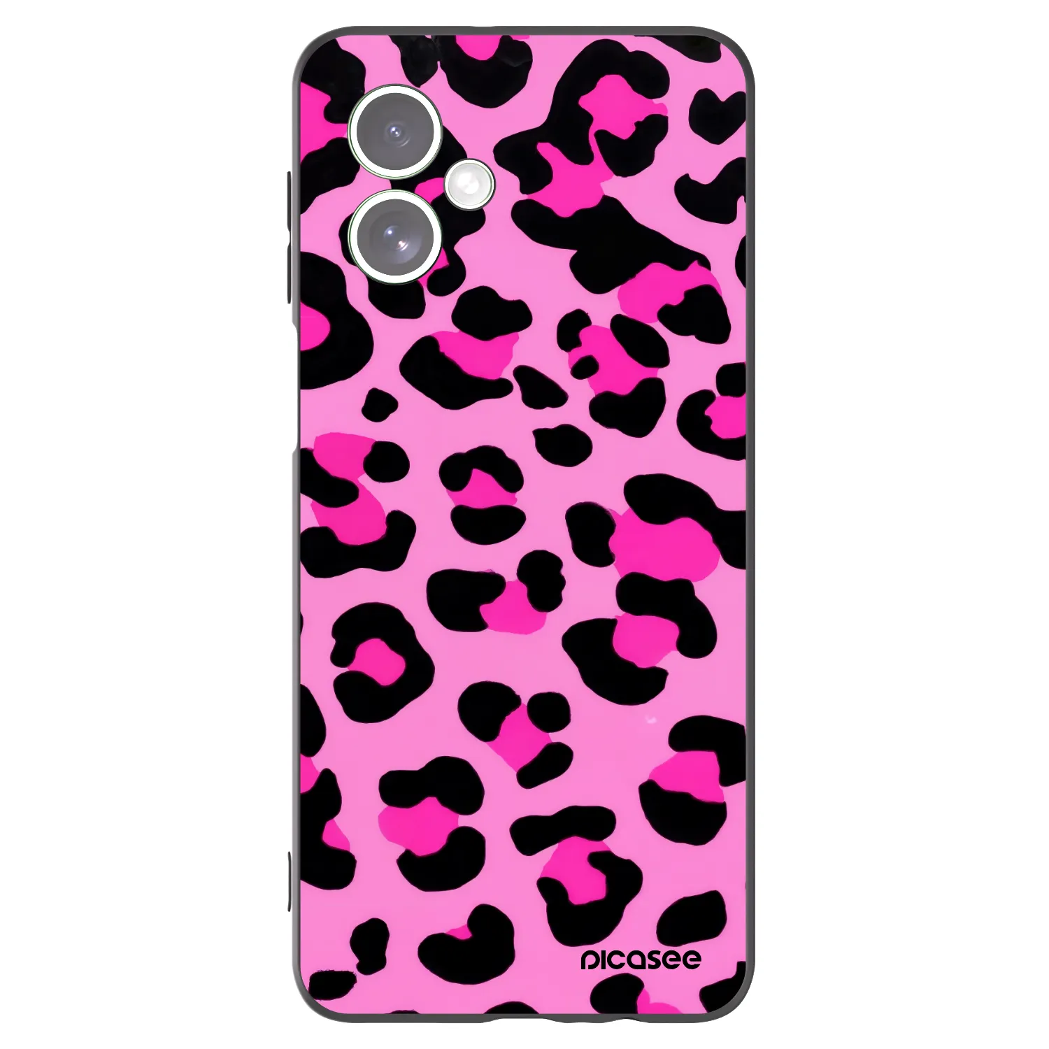 Picasee fekete szilikon tok az alábbi mobiltelefonokra Motorola Moto G54 5G - Pink Tiger