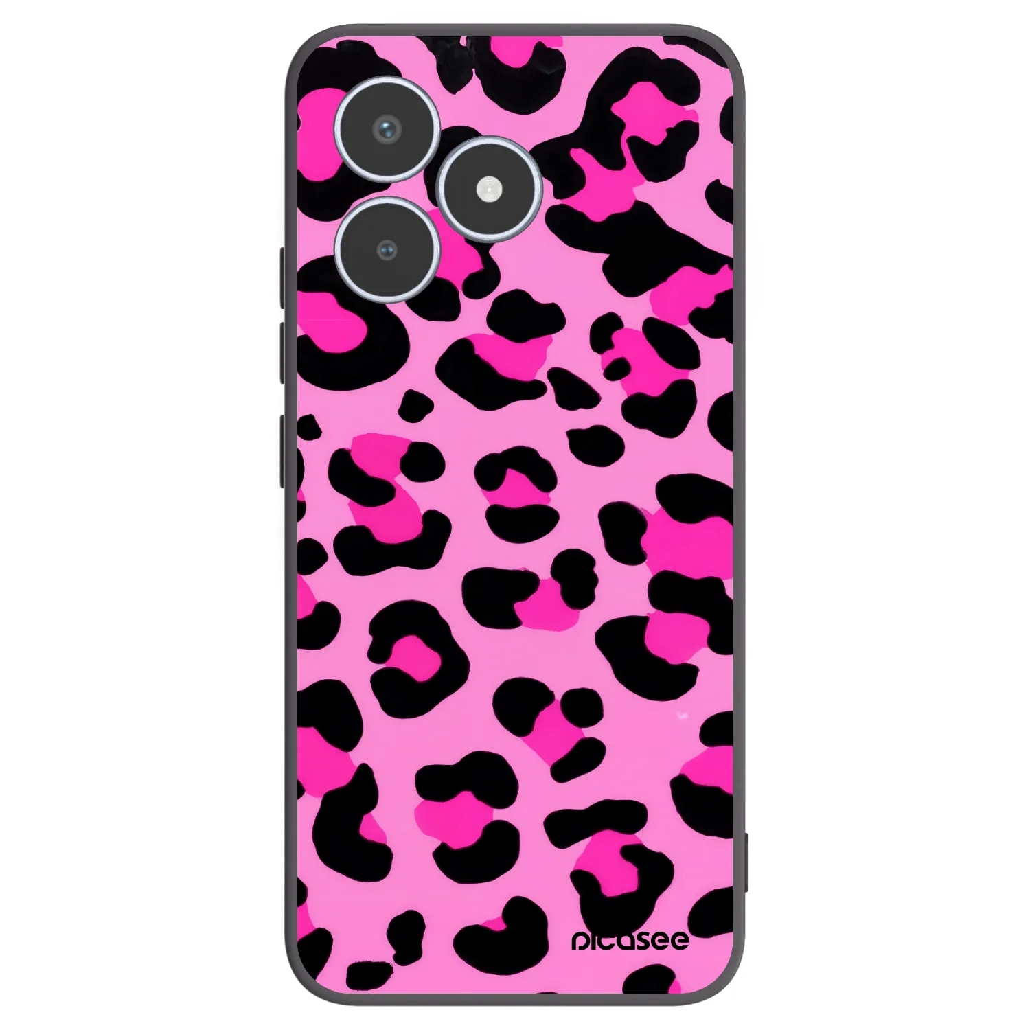 Picasee fekete szilikon tok az alábbi mobiltelefonokra Realme C53 - Pink Tiger