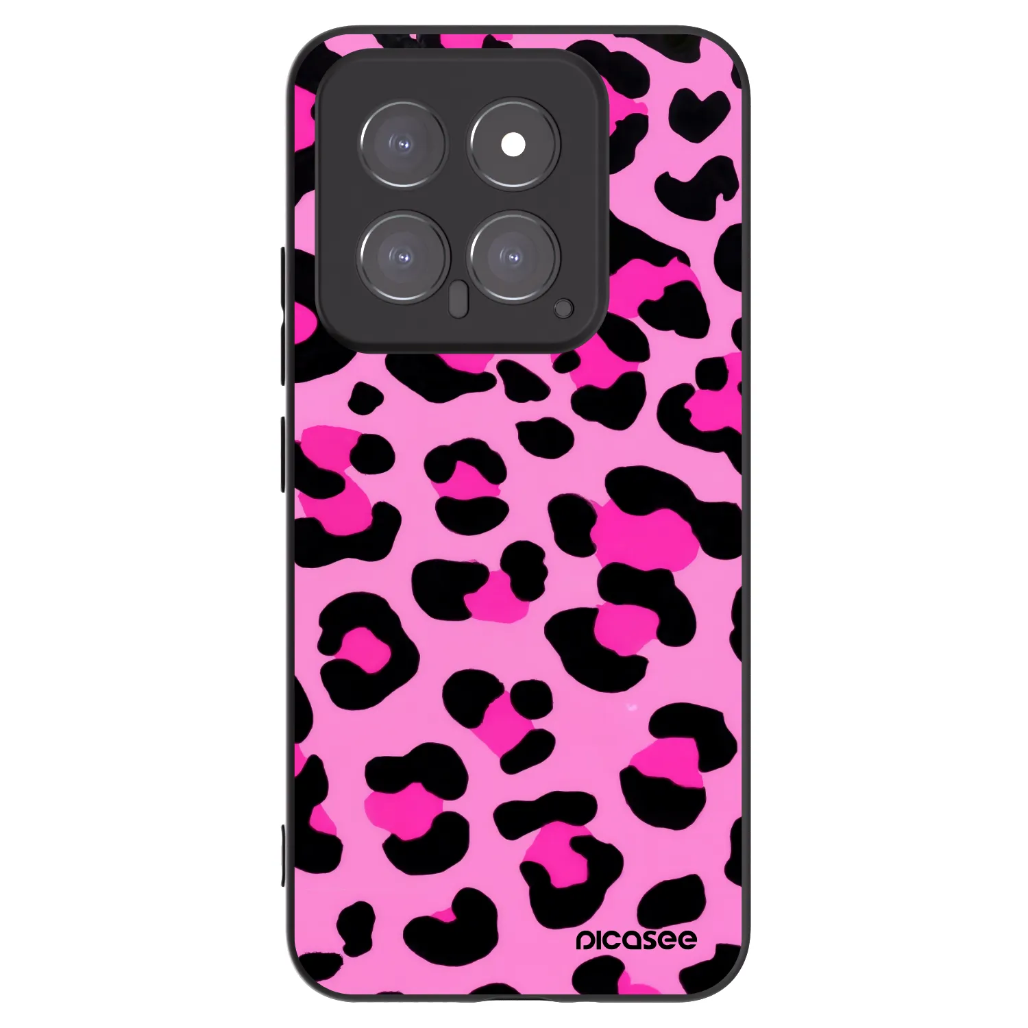 Picasee fekete szilikon tok az alábbi mobiltelefonokra Xiaomi 14 - Pink Tiger