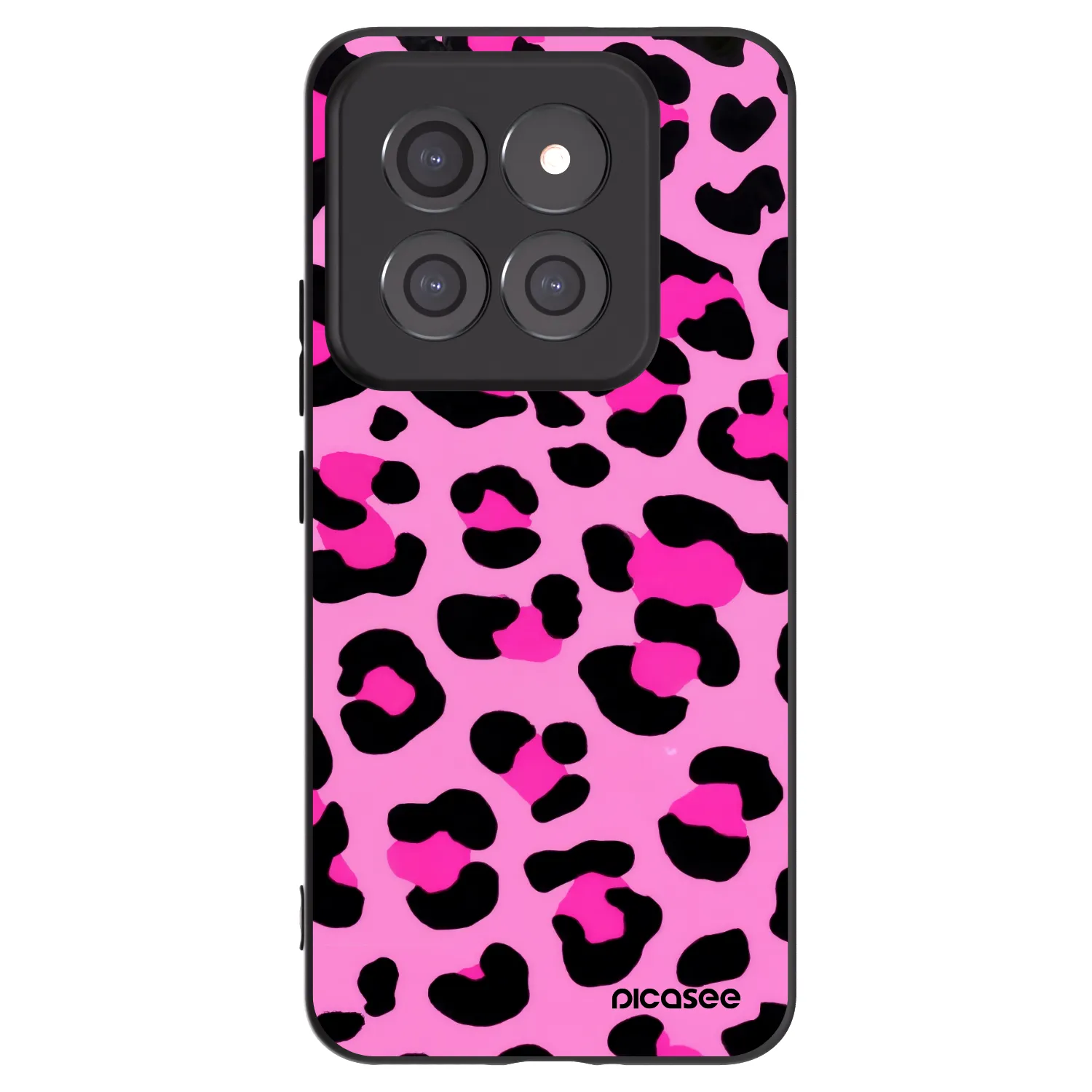 Picasee fekete szilikon tok az alábbi mobiltelefonokra Xiaomi 14 Pro - Pink Tiger