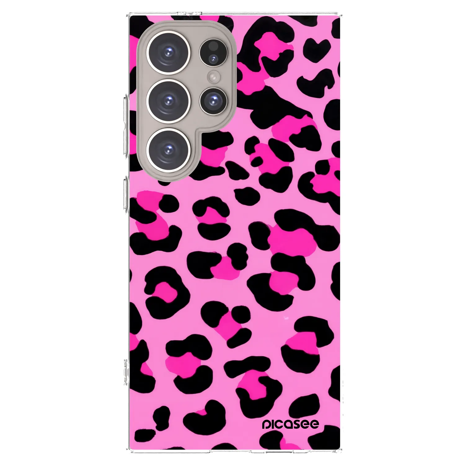 Picasee átlátszó szilikon tok az alábbi mobiltelefonokra Samsung Galaxy S24 Ultra S928B 5G - Pink Tiger
