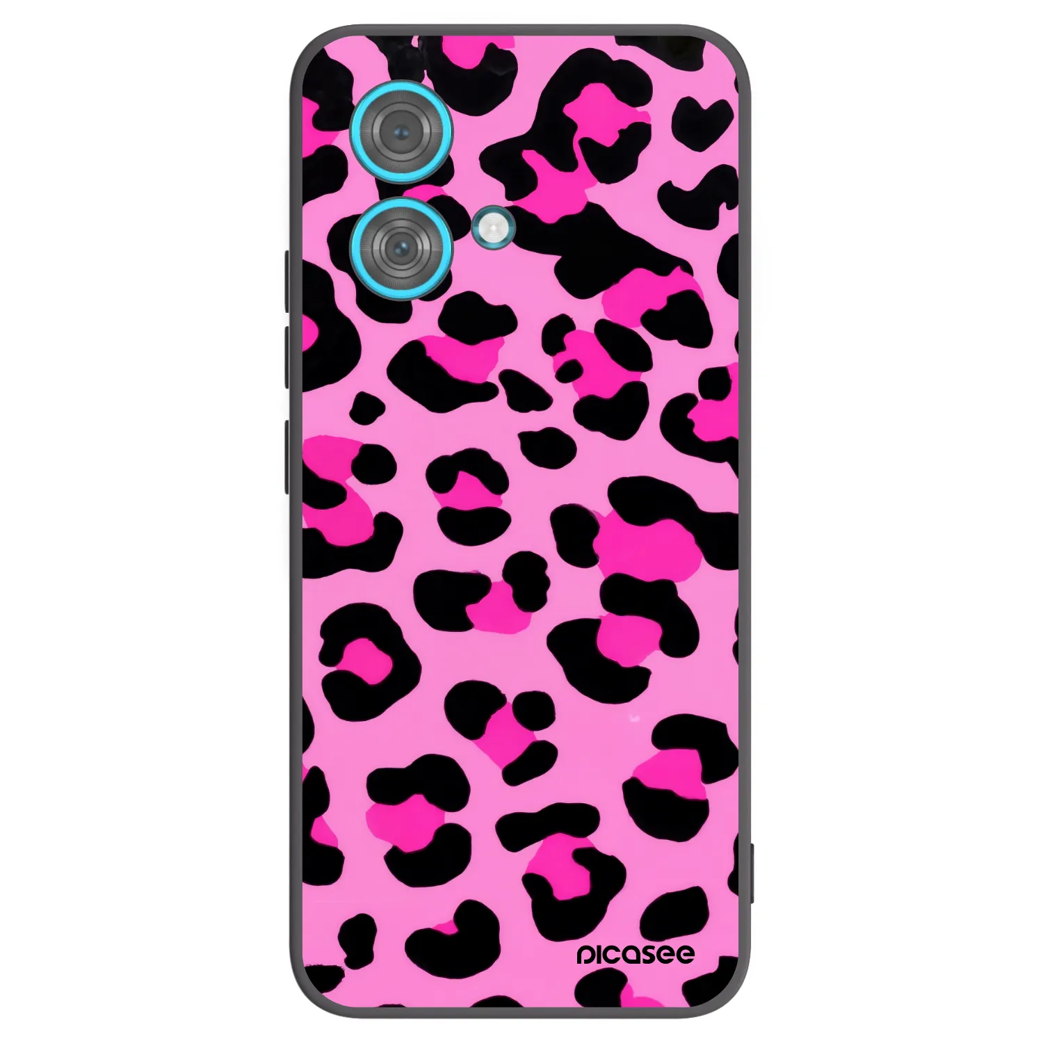 Picasee fekete szilikon tok az alábbi mobiltelefonokra Motorola Edge 40 Neo - Pink Tiger