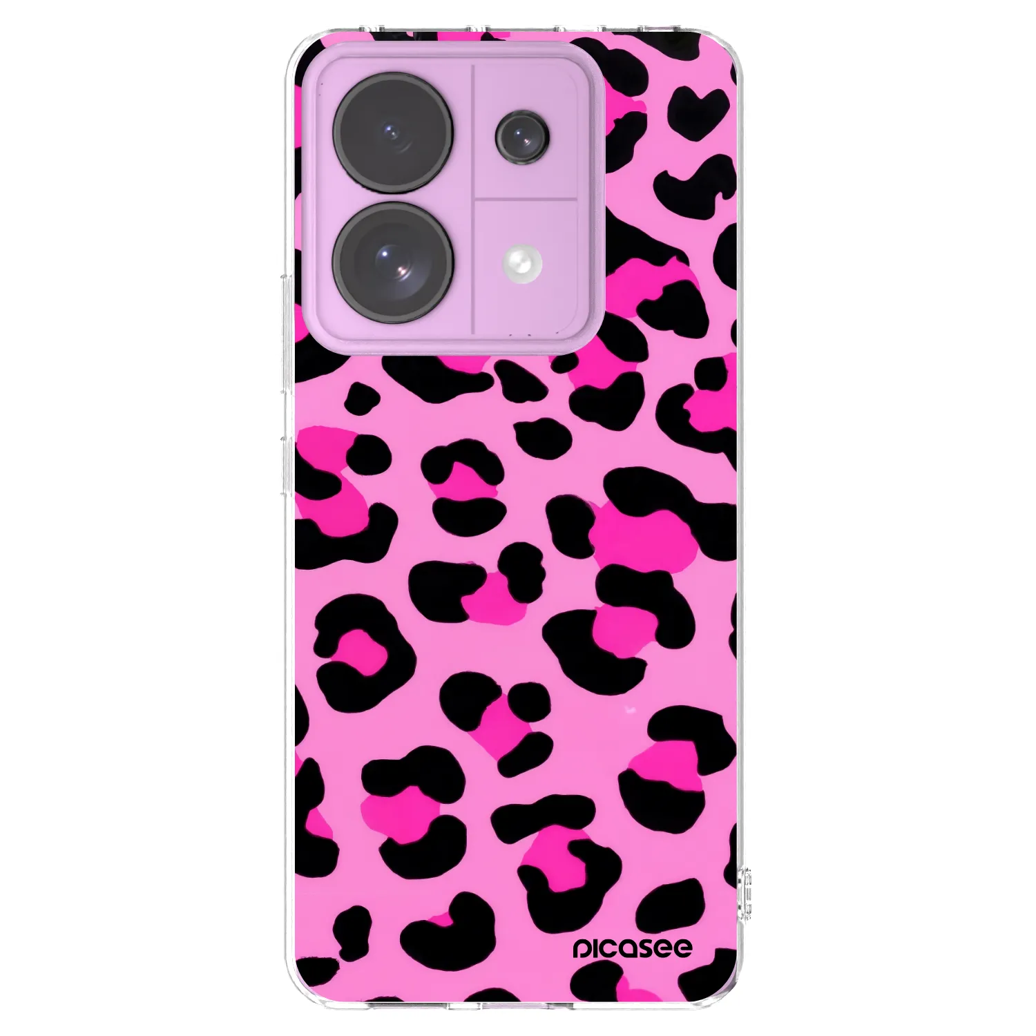 Picasee átlátszó szilikon tok az alábbi mobiltelefonokra Xiaomi Redmi Note 13 Pro 5G - Pink Tiger