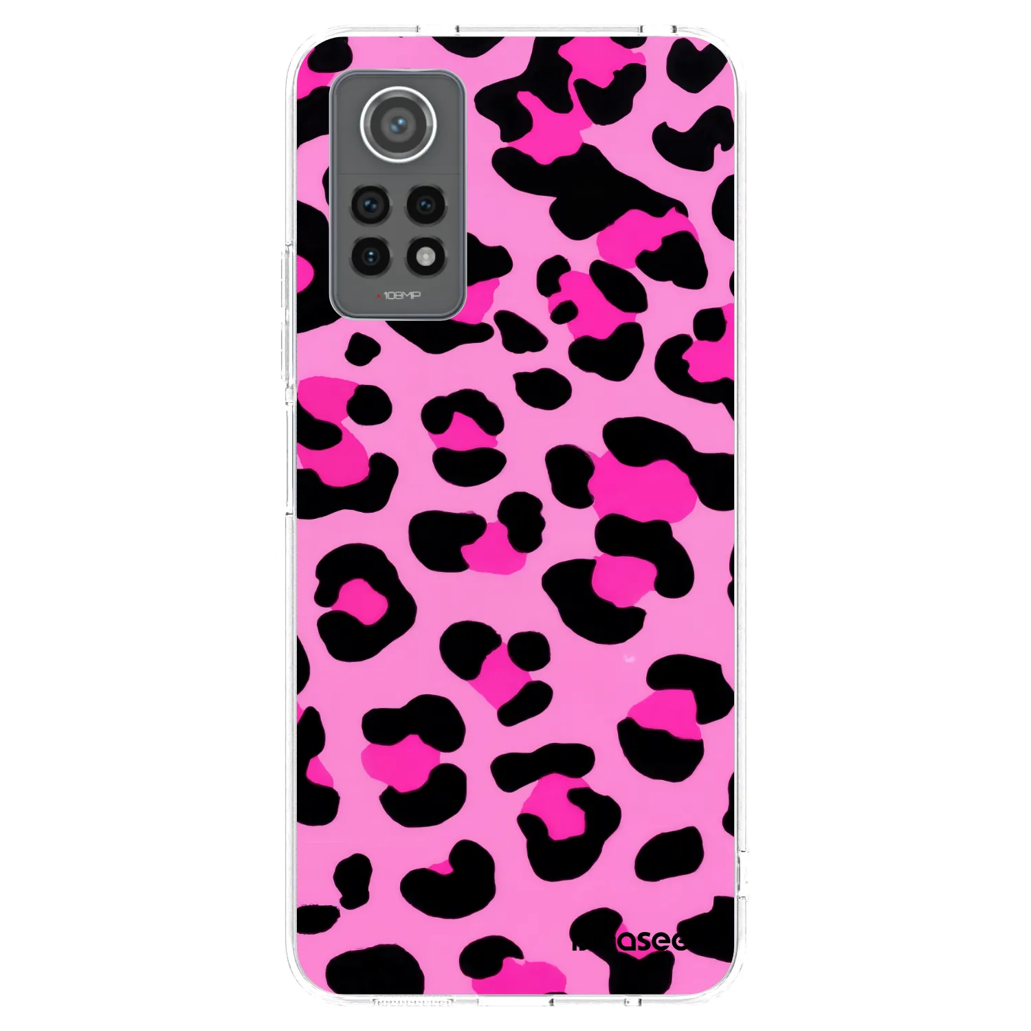 Picasee átlátszó szilikon tok az alábbi mobiltelefonokra Xiaomi Redmi Note 12 Pro 4G - Pink Tiger