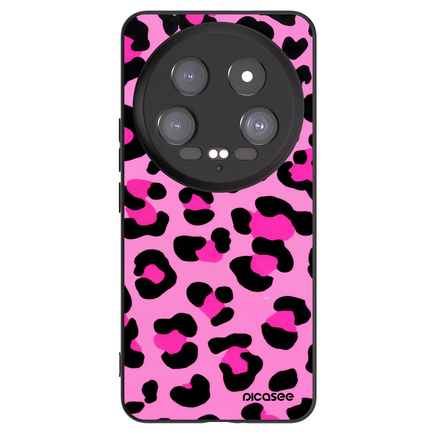 Picasee fekete szilikon tok az alábbi mobiltelefonokra Xiaomi 14 Ultra - Pink Tiger
