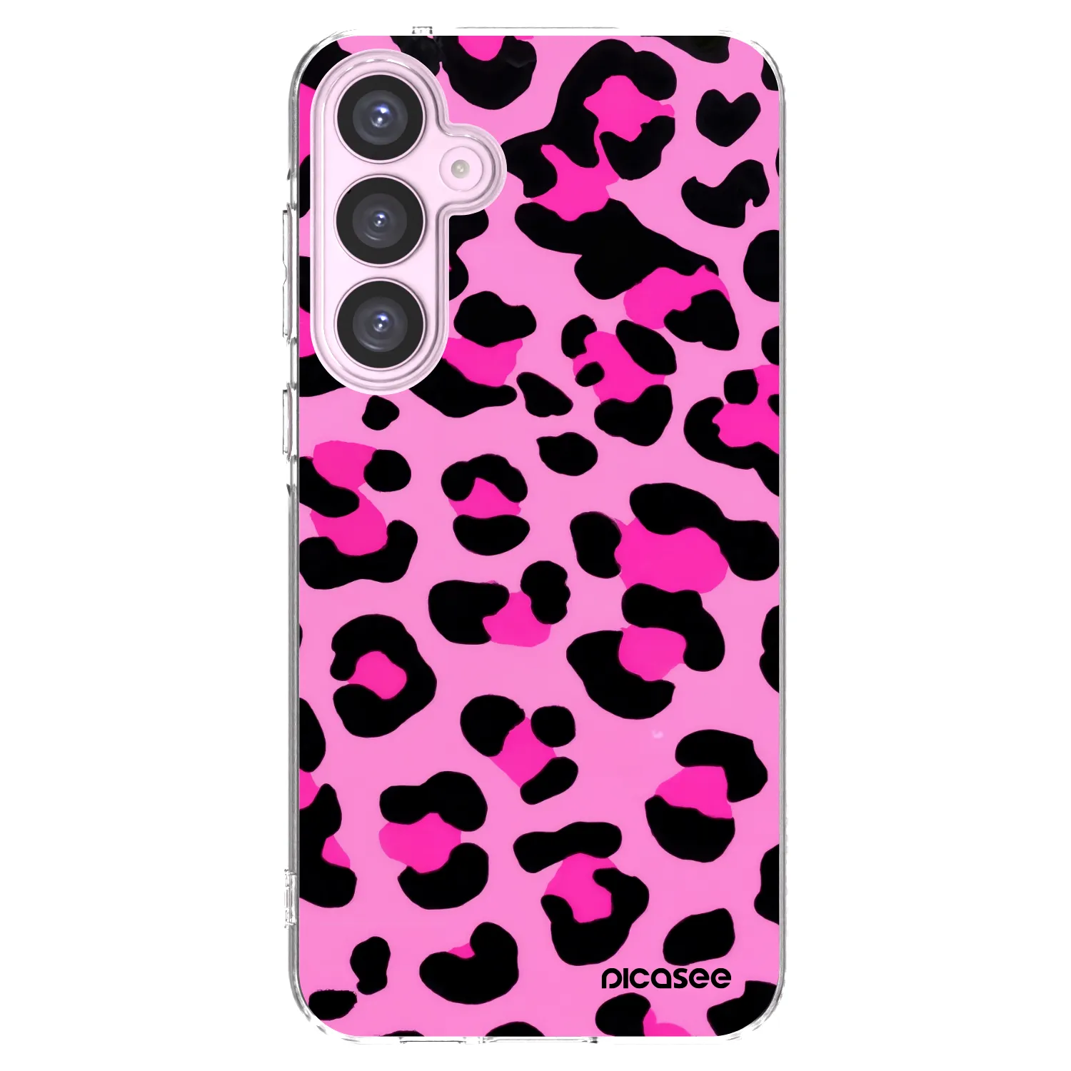 Picasee átlátszó szilikon tok az alábbi mobiltelefonokra Samsung Galaxy A55 5G A556B - Pink Tiger