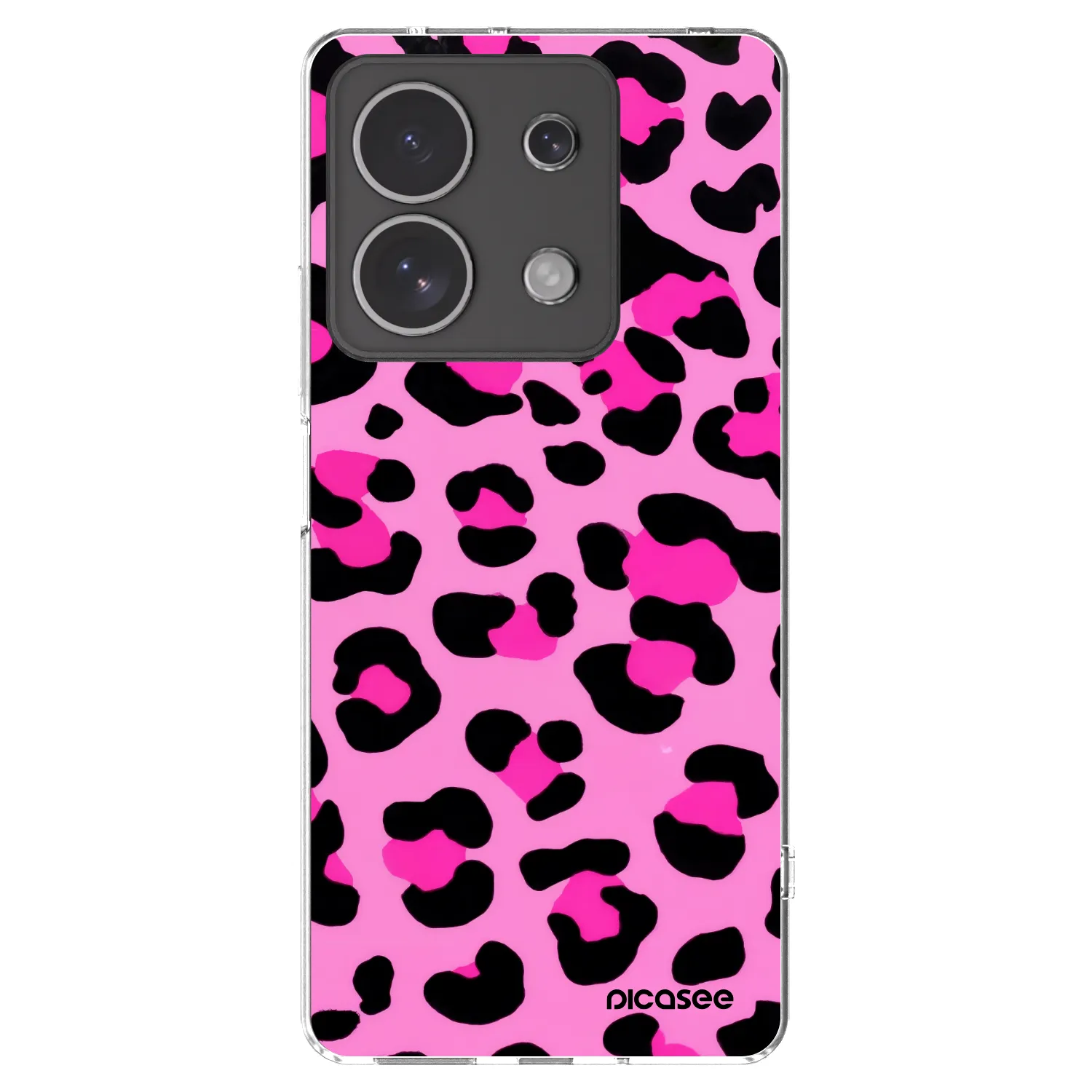 Picasee átlátszó szilikon tok az alábbi mobiltelefonokra Xiaomi Redmi Note 13 4G - Pink Tiger