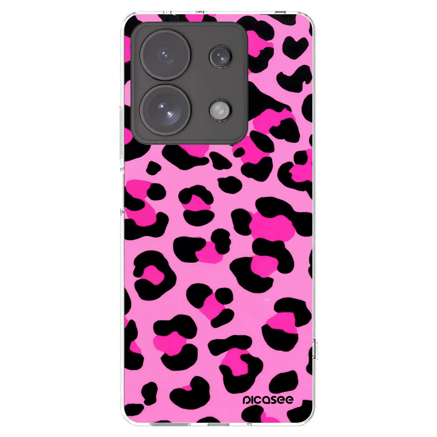 Picasee átlátszó szilikon tok az alábbi mobiltelefonokra Xiaomi Redmi Note 13 Pro 4G - Pink Tiger