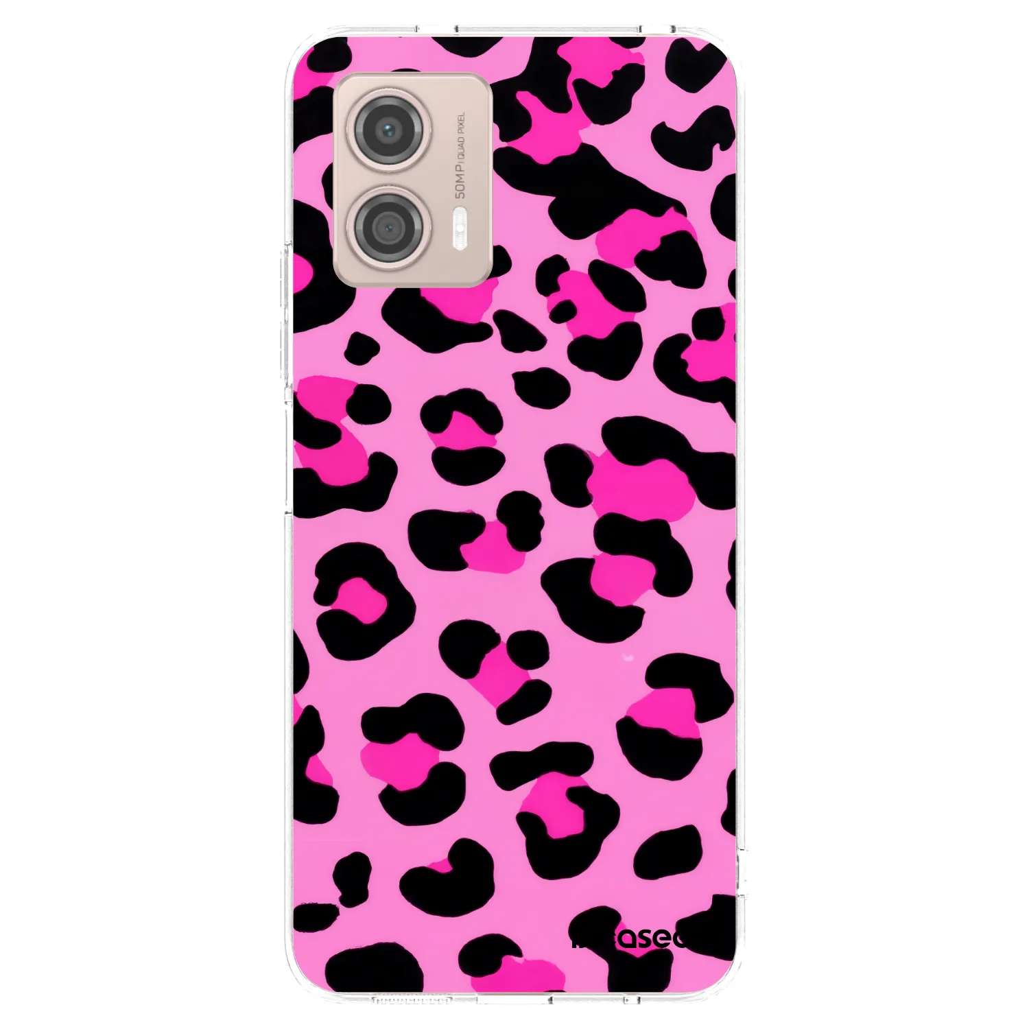 Picasee átlátszó szilikon tok az alábbi mobiltelefonokra Motorola Moto G53 5G - Pink Tiger