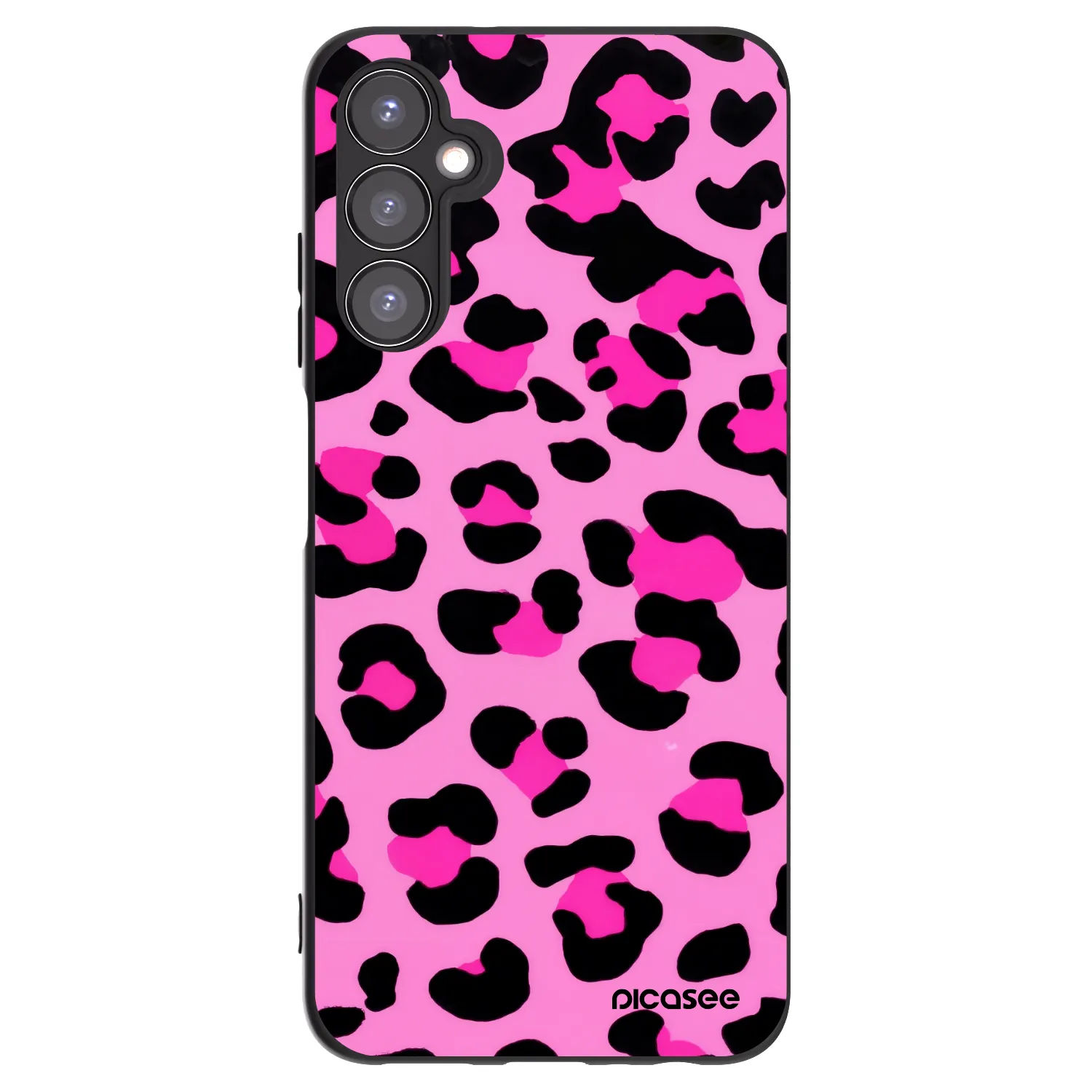 Picasee fekete szilikon tok az alábbi mobiltelefonokra Samsung Galaxy A05s A057G - Pink Tiger