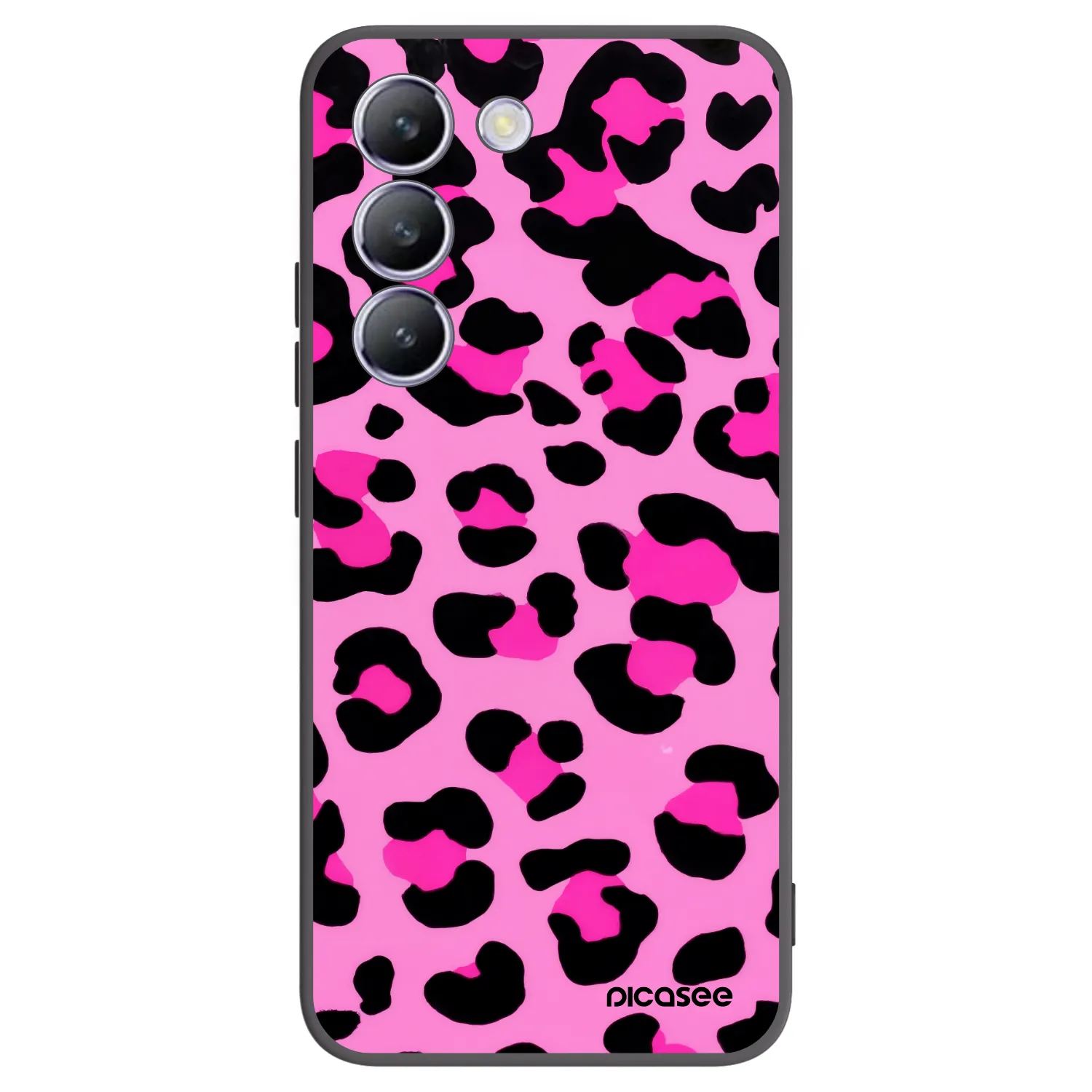 Picasee fekete szilikon tok az alábbi mobiltelefonokra Vivo V40 SE 5G - Pink Tiger