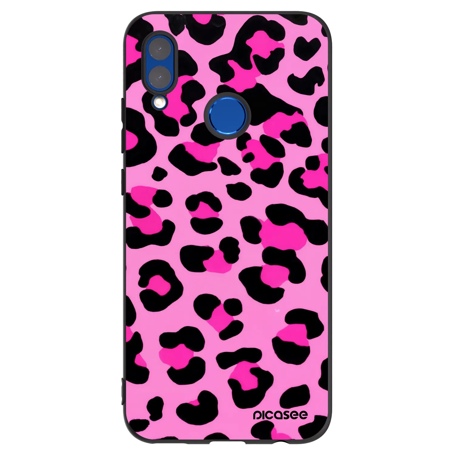 Picasee fekete szilikon tok az alábbi mobiltelefonokra Honor 10 Lite - Pink Tiger
