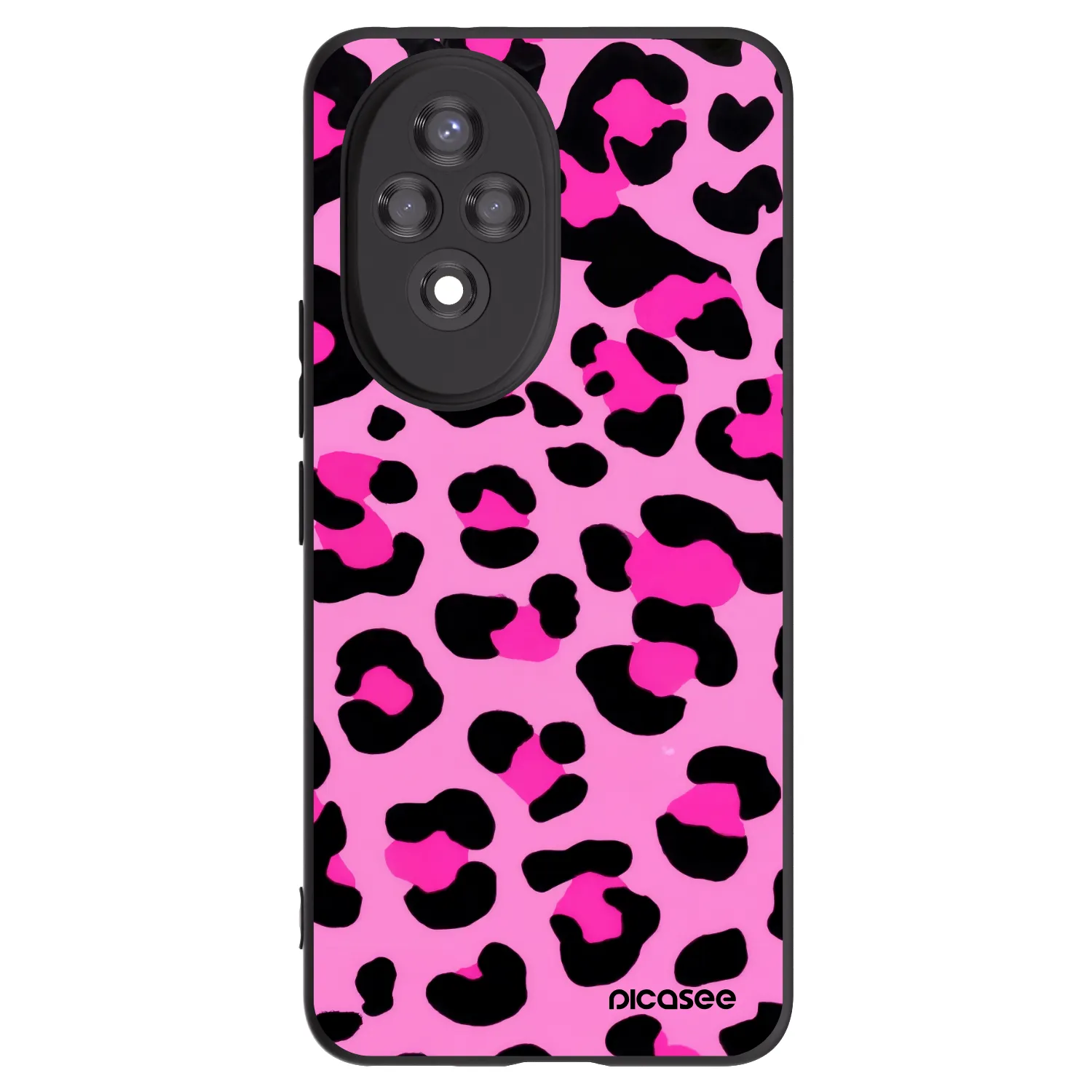 Picasee fekete szilikon tok az alábbi mobiltelefonokra Honor 200 5G - Pink Tiger
