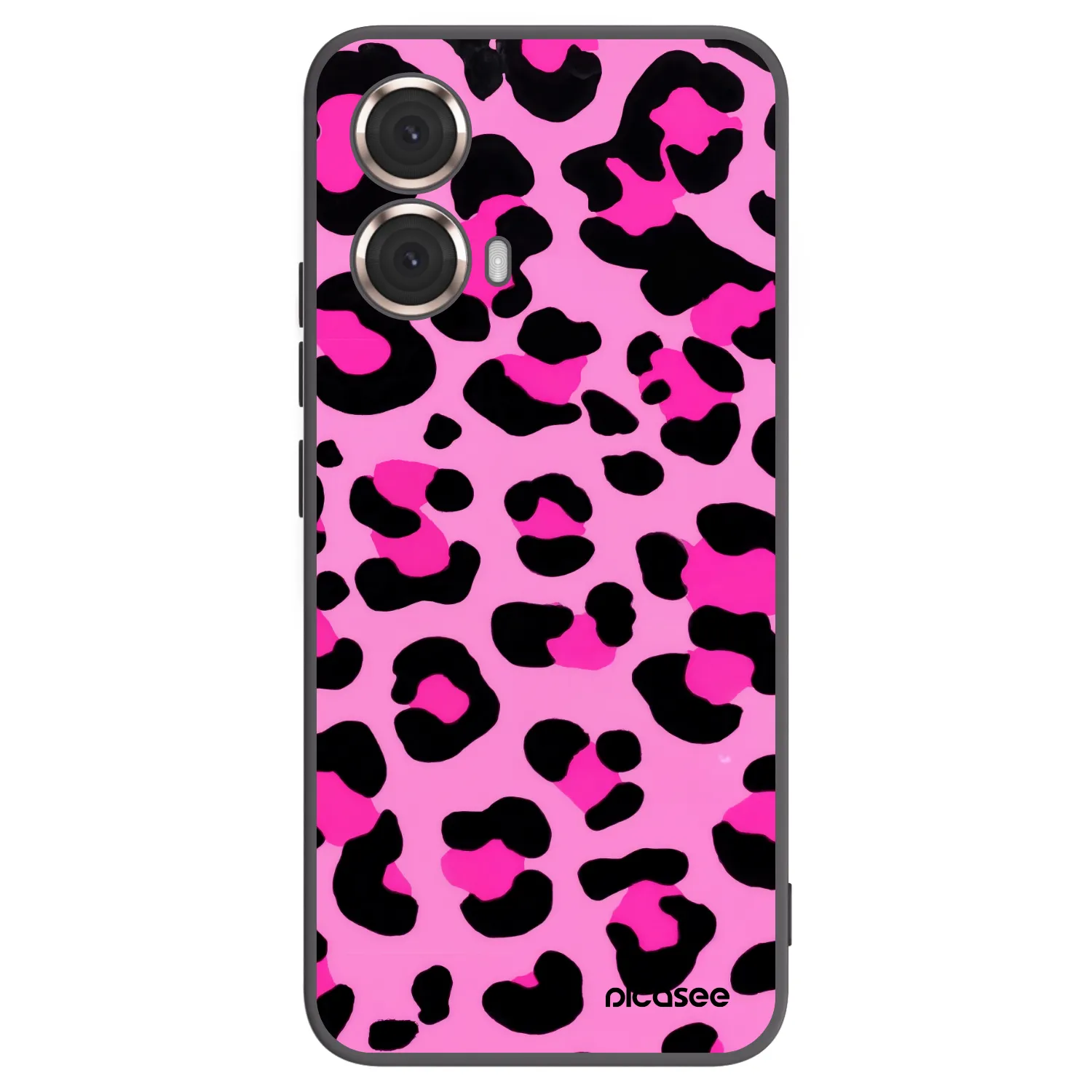 Picasee fekete szilikon tok az alábbi mobiltelefonokra Motorola Moto G85 - Pink Tiger