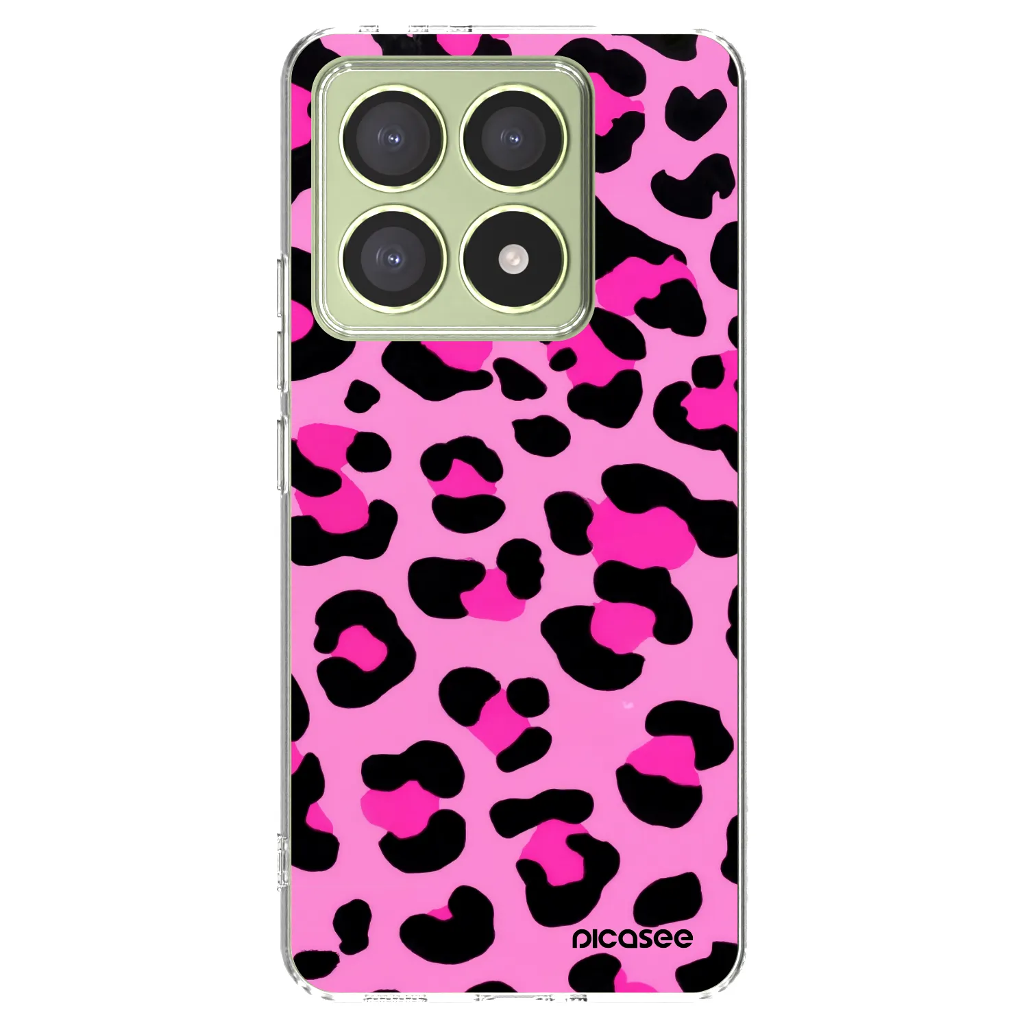 Picasee átlátszó szilikon tok az alábbi mobiltelefonokra Xiaomi 14T - Pink Tiger