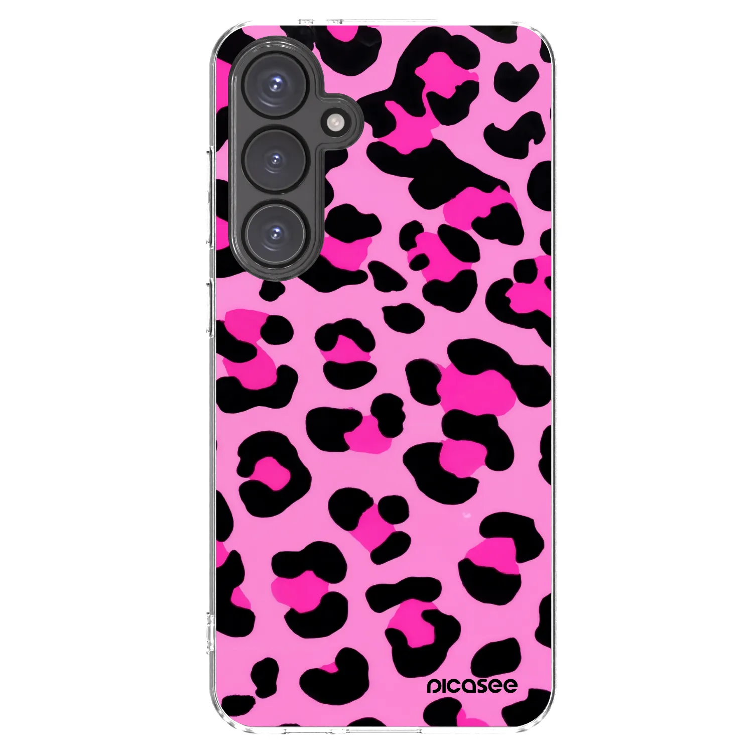 Picasee átlátszó szilikon tok az alábbi mobiltelefonokra Samsung Galaxy S24 FE S721B - Pink Tiger