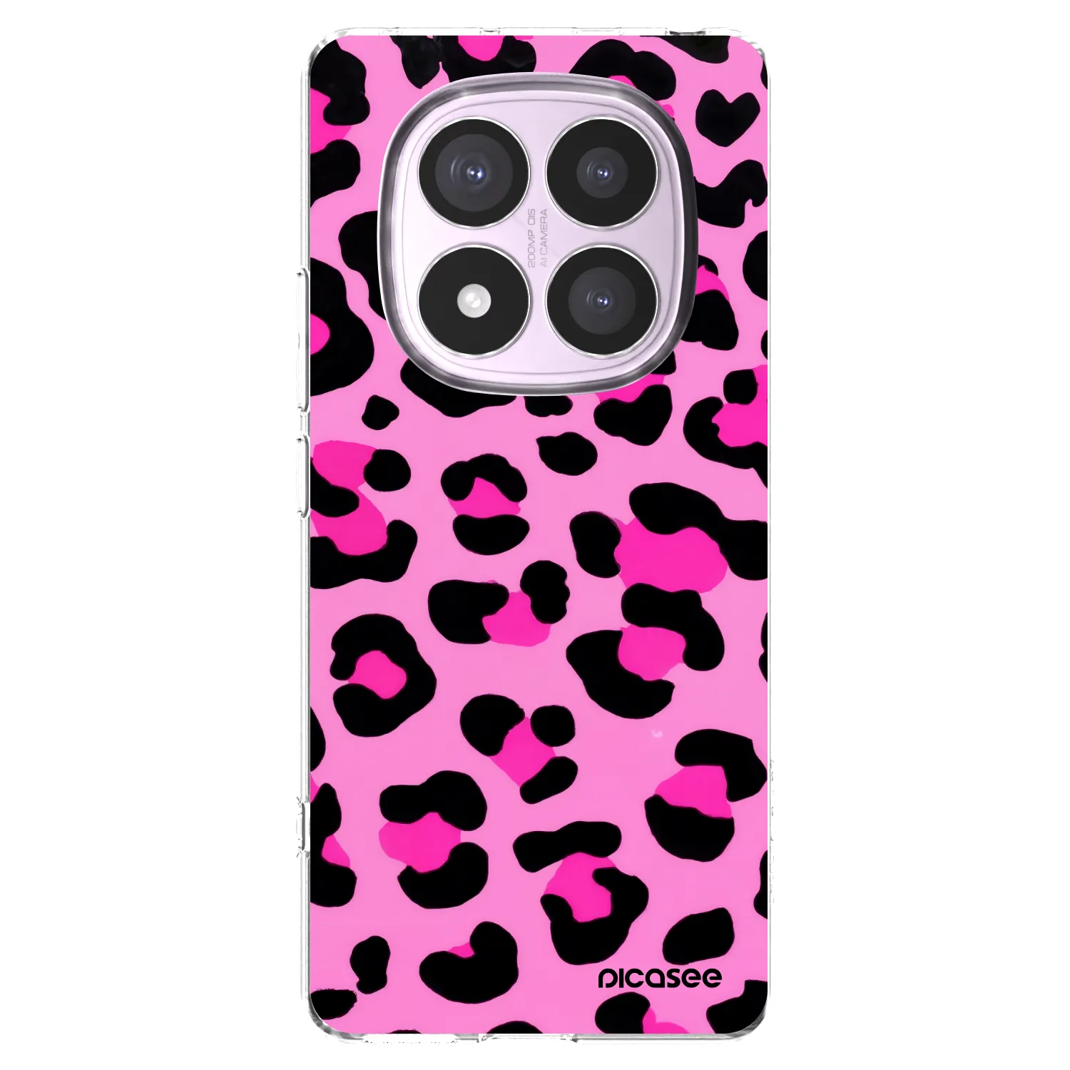 Picasee átlátszó szilikon tok az alábbi mobiltelefonokra Xiaomi Redmi Note 14 Pro 5G - Pink Tiger