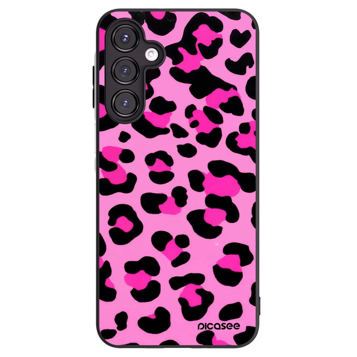 Picasee fekete szilikon tok az alábbi mobiltelefonokra Samsung Galaxy A16 5G - Pink Tiger