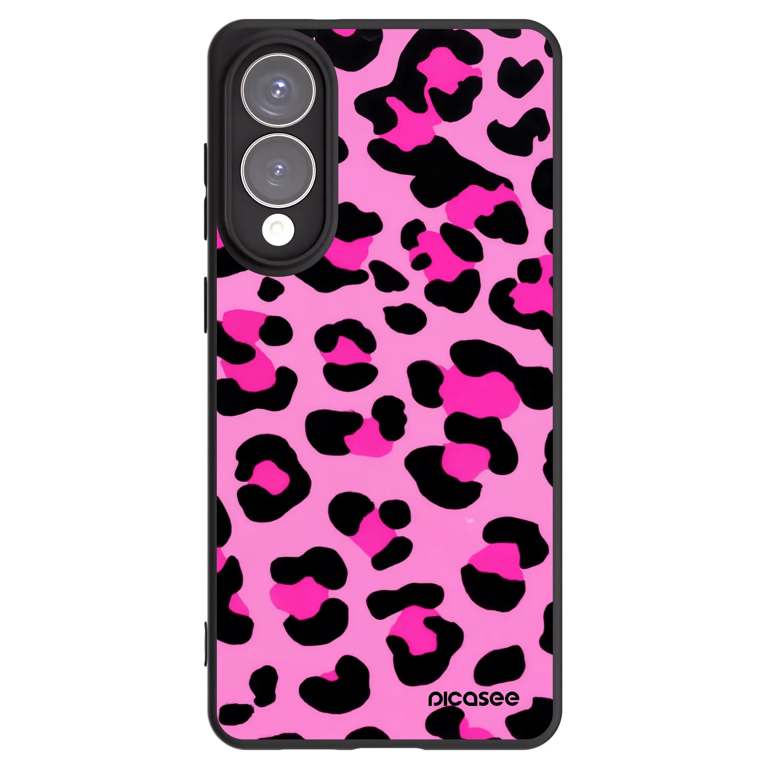 Picasee fekete szilikon tok az alábbi mobiltelefonokra Samsung Galaxy S25 Edge 5G - Pink Tiger