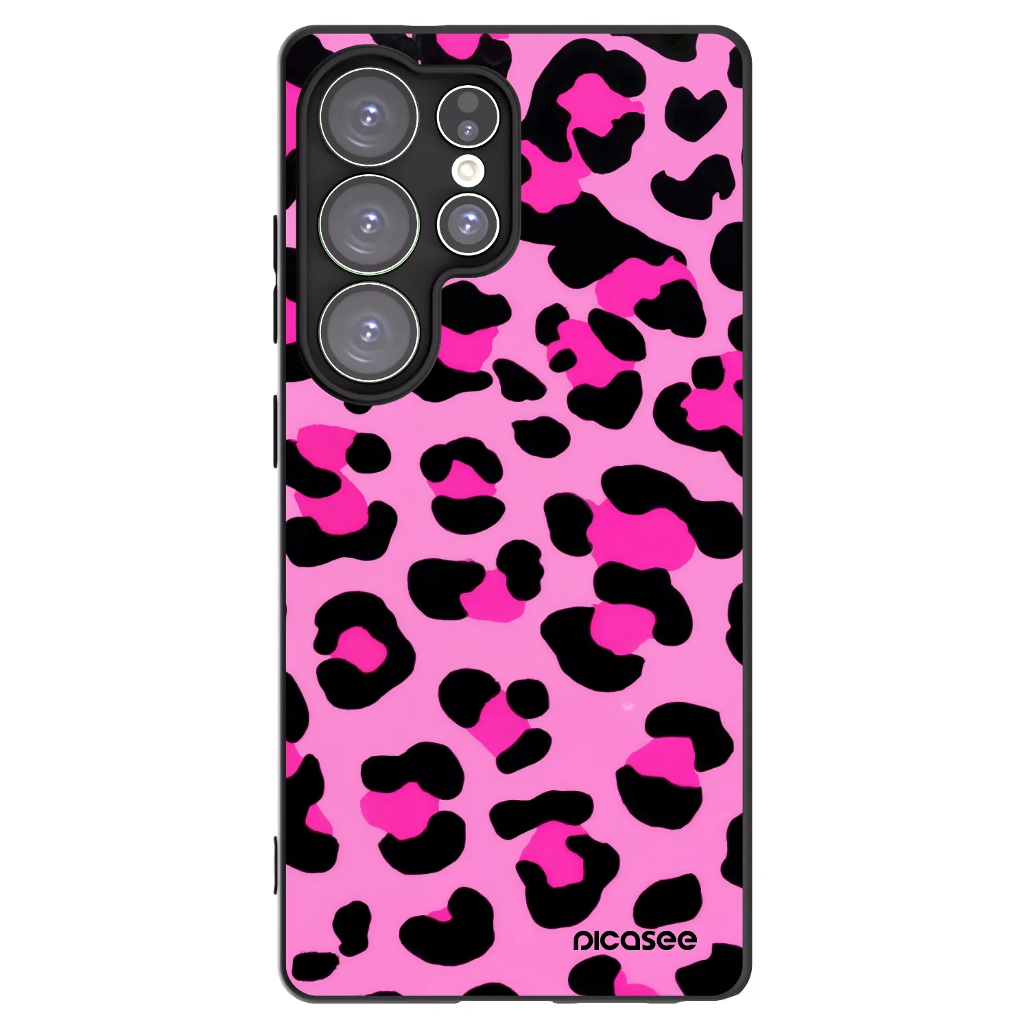 Picasee fekete szilikon tok az alábbi mobiltelefonokra Samsung Galaxy S25 Ultra 5G - Pink Tiger