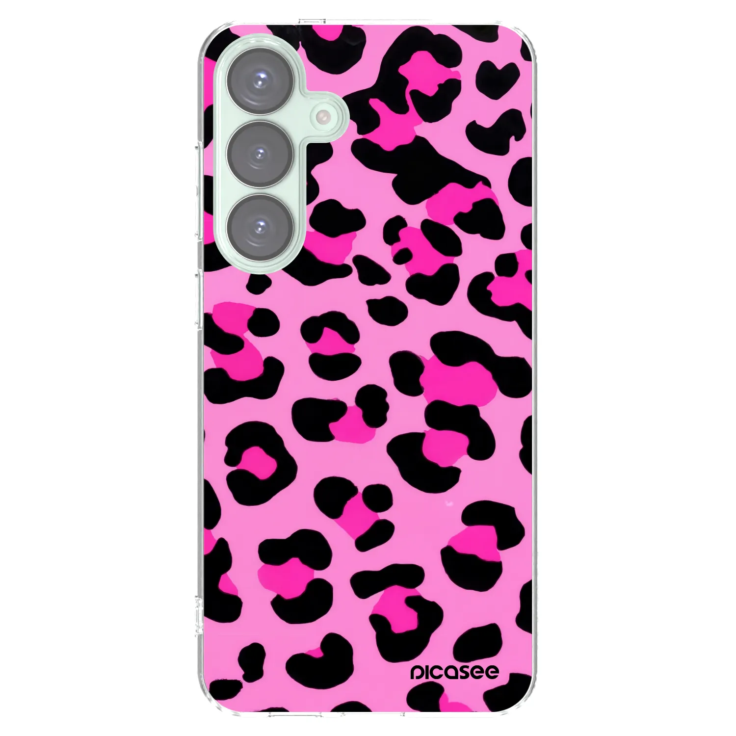 Picasee átlátszó szilikon tok az alábbi mobiltelefonokra Samsung Galaxy S25+ 5G - Pink Tiger