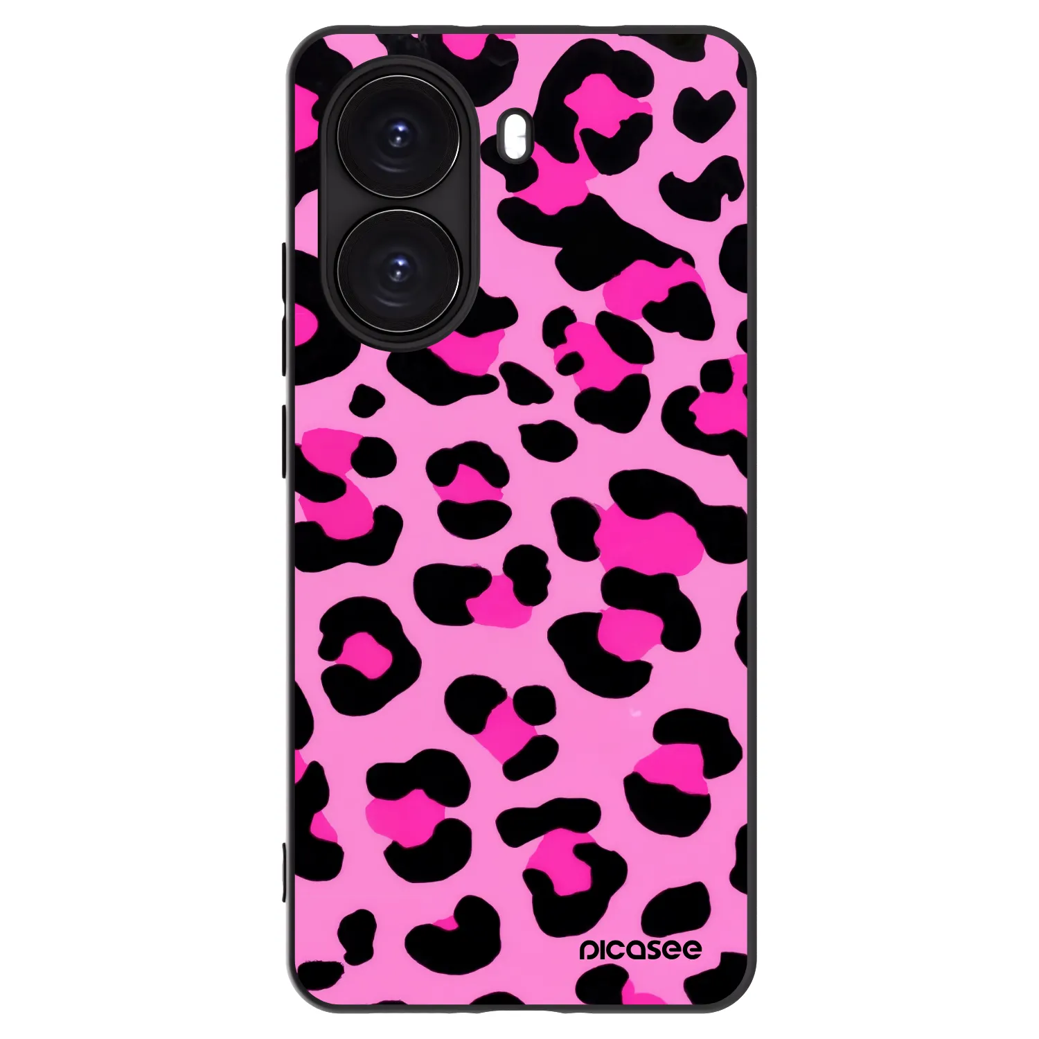Picasee fekete szilikon tok az alábbi mobiltelefonokra Xiaomi Poco X7 Pro 5G - Pink Tiger