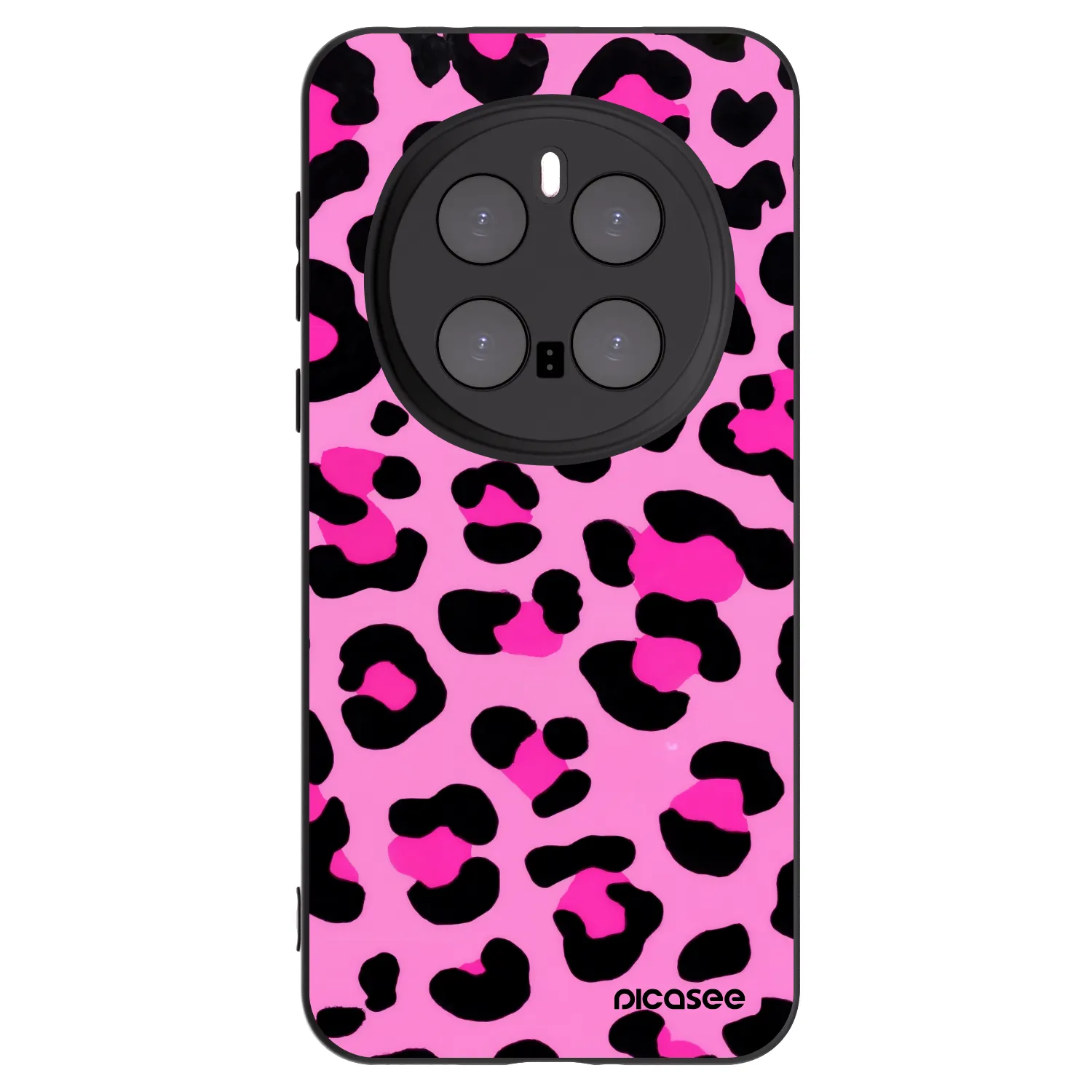 Picasee fekete szilikon tok az alábbi mobiltelefonokra Honor Magic7 Pro 5G - Pink Tiger