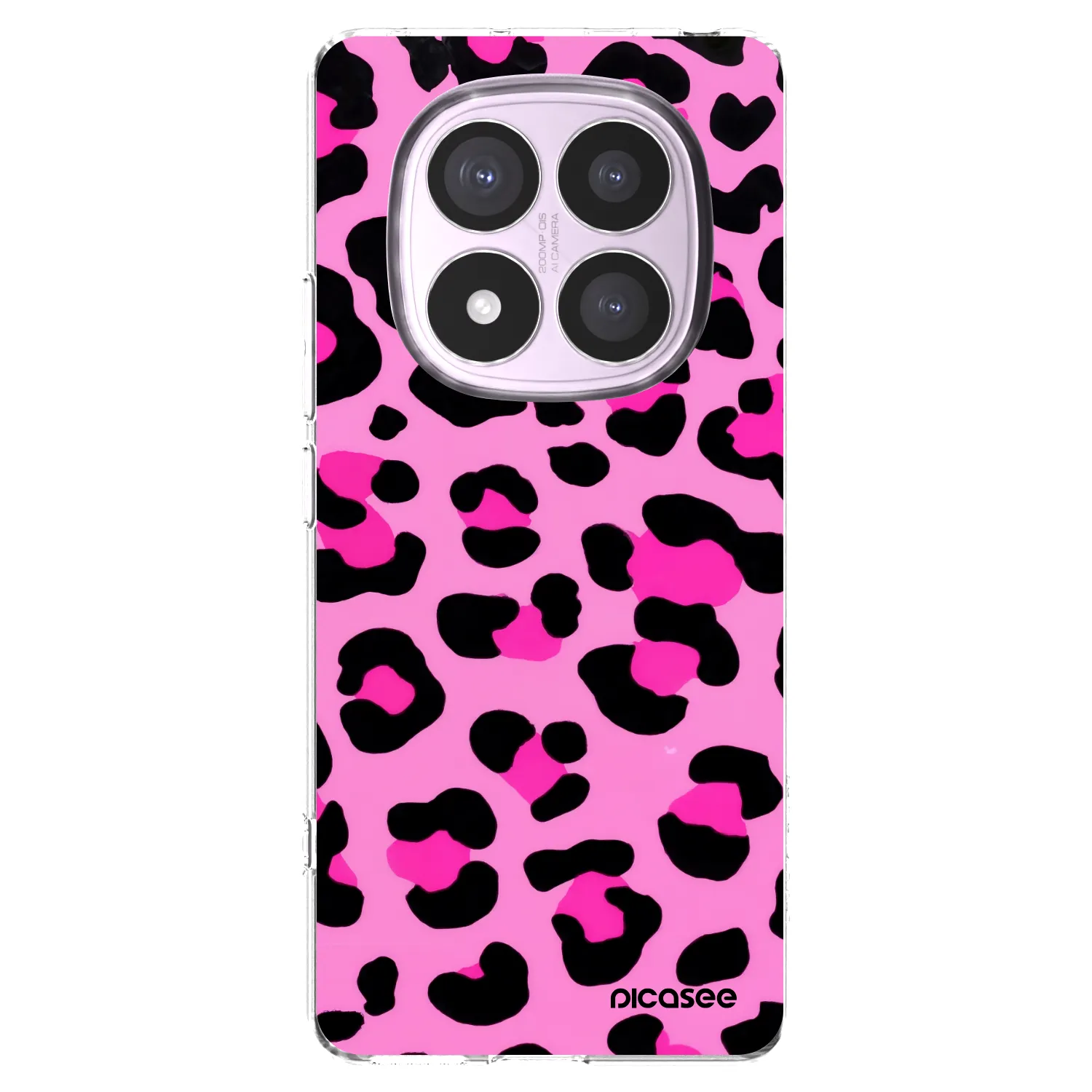 Picasee átlátszó szilikon tok az alábbi mobiltelefonokra Xiaomi Redmi Note 14 Pro 4G - Pink Tiger