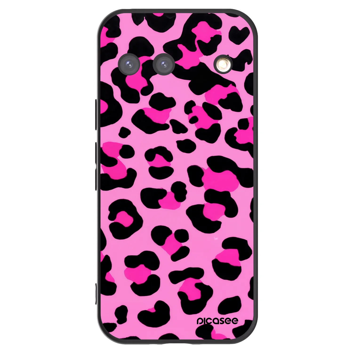 Picasee fekete szilikon tok az alábbi mobiltelefonokra Google Pixel 9 - Pink Tiger