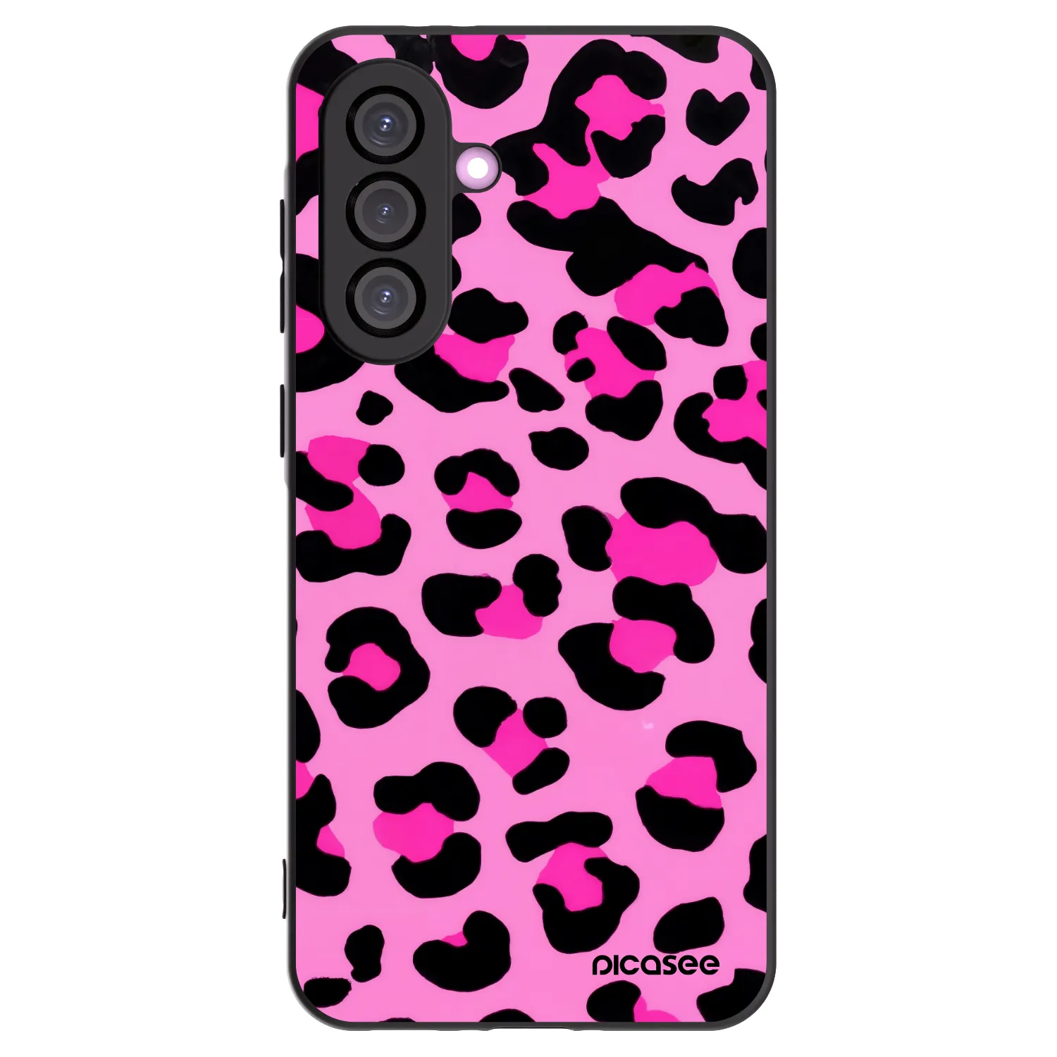 Picasee fekete szilikon tok az alábbi mobiltelefonokra Samsung Galaxy A56 5G A566B - Pink Tiger