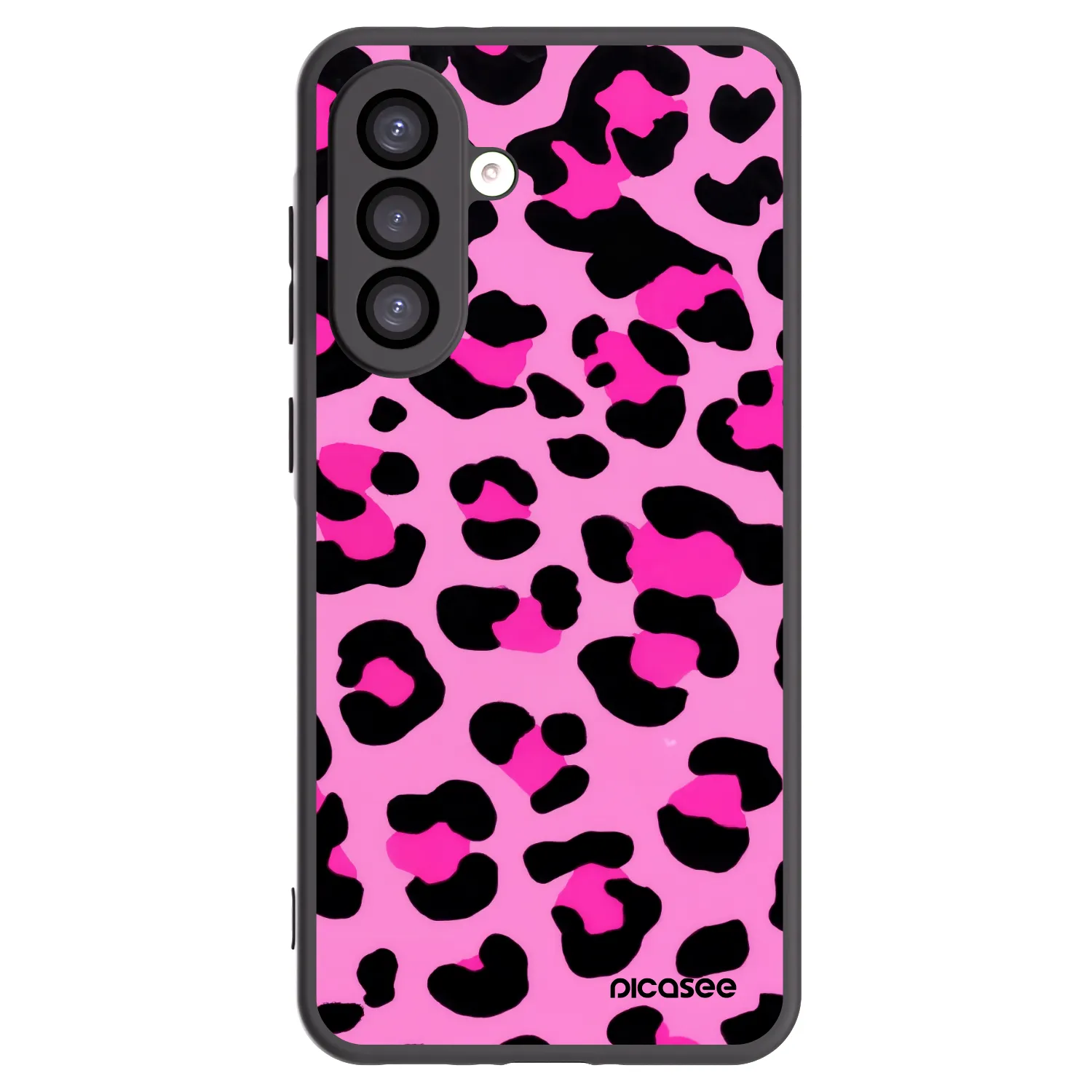 Picasee fekete szilikon tok az alábbi mobiltelefonokra Samsung Galaxy A26 5G A266B - Pink Tiger