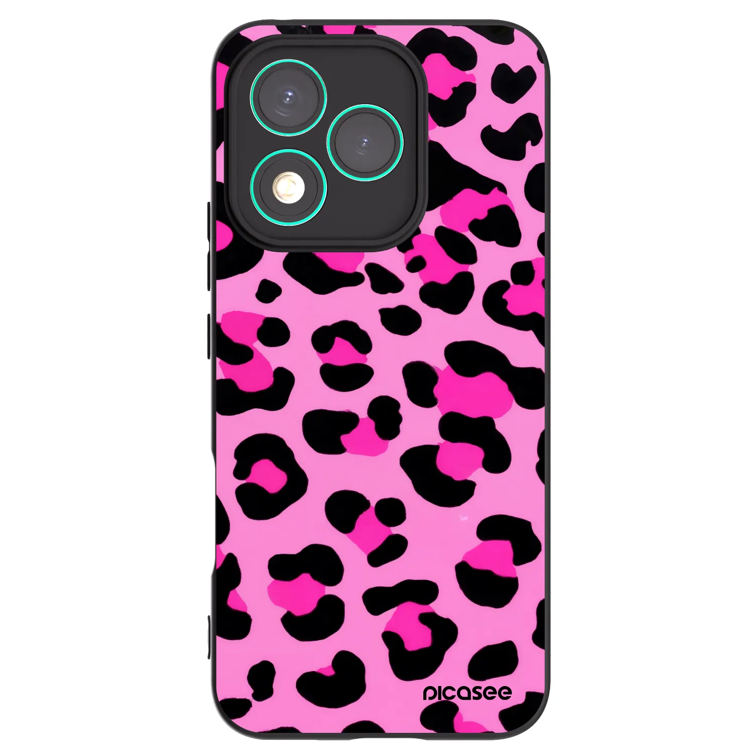 Picasee fekete szilikon tok az alábbi mobiltelefonokra Honor 400 Lite 5G - Pink Tiger