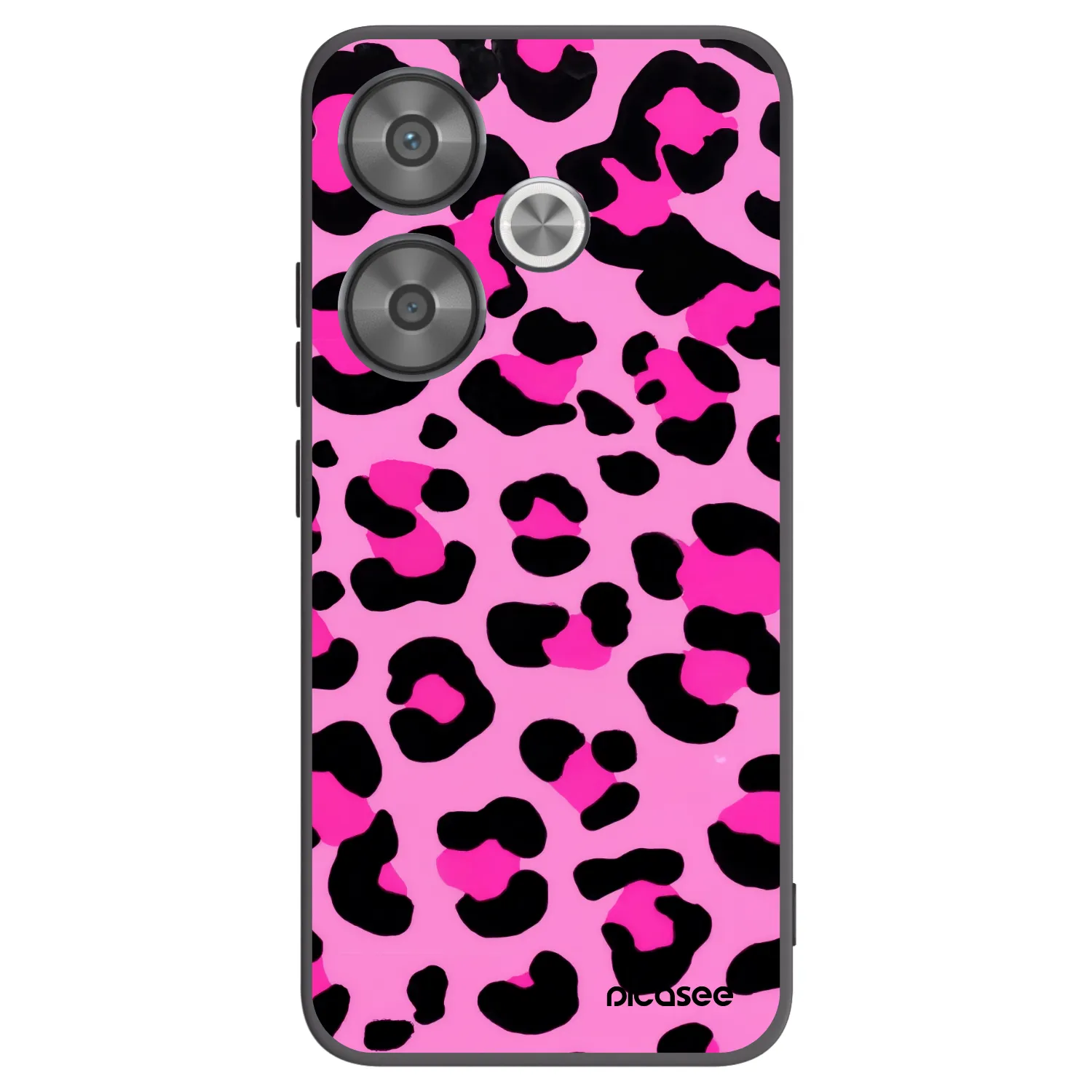 Picasee fekete szilikon tok az alábbi mobiltelefonokra Xiaomi Poco F6 - Pink Tiger