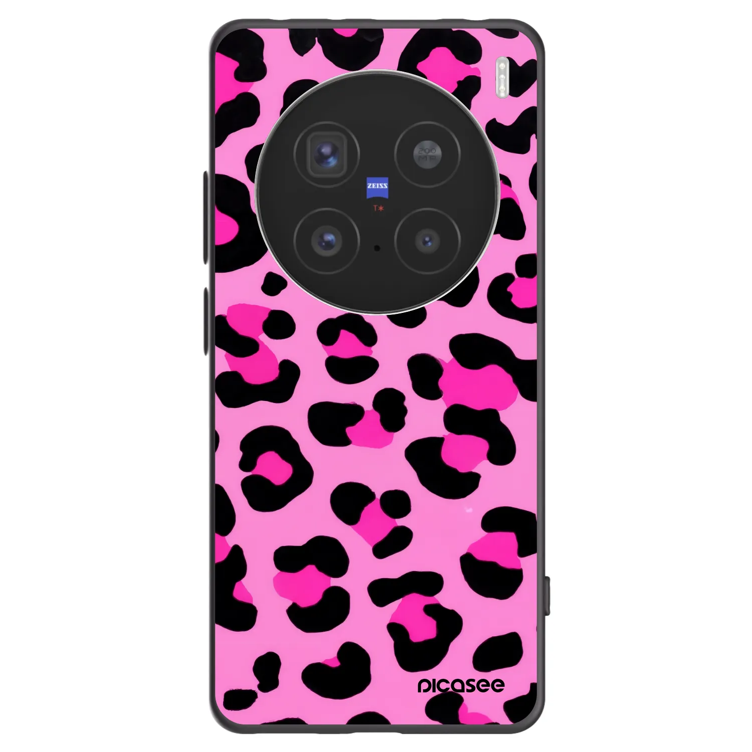 Picasee fekete szilikon tok az alábbi mobiltelefonokra Vivo X200 Pro - Pink Tiger