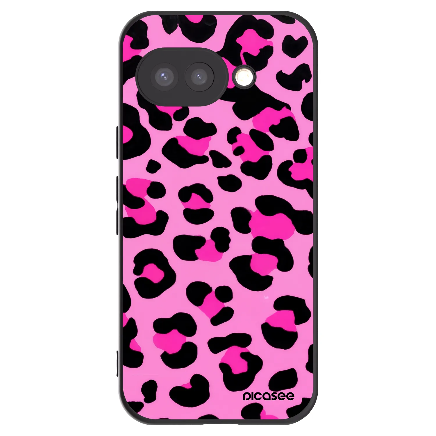 Picasee fekete szilikon tok az alábbi mobiltelefonokra Google Pixel 9a - Pink Tiger