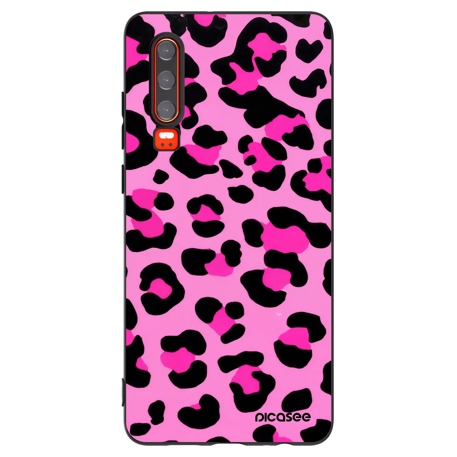 Picasee fekete szilikon tok az alábbi mobiltelefonokra Huawei P30 - Pink Tiger