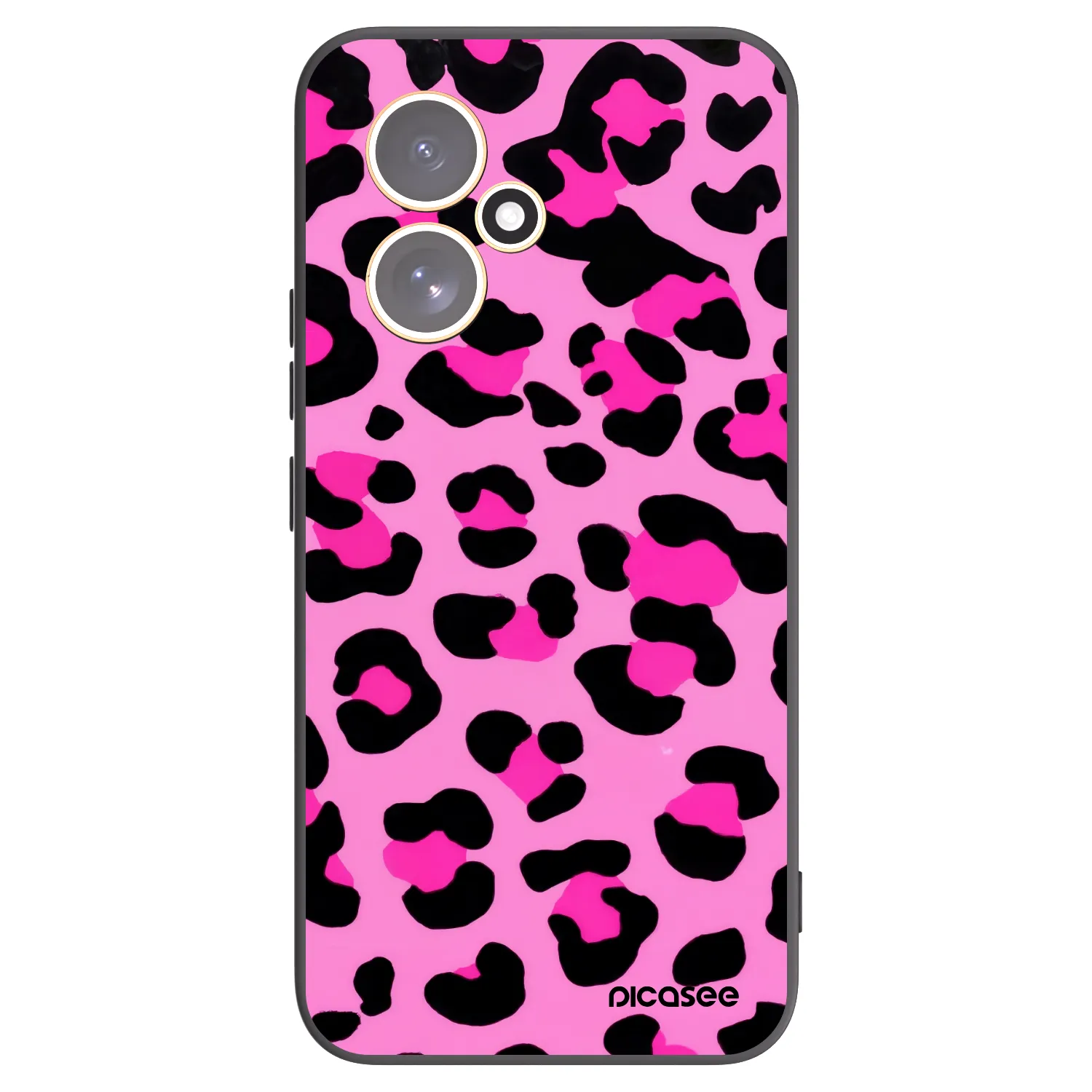 Picasee fekete szilikon tok az alábbi mobiltelefonokra Honor 400 5G - Pink Tiger