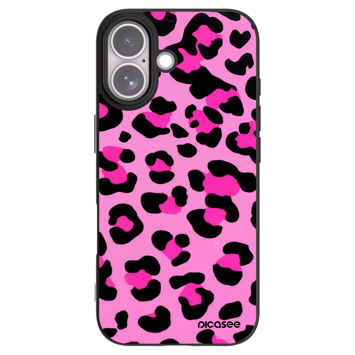 Picasee fekete szilikon tok az alábbi mobiltelefonokra Apple iPhone 17 - Pink Tiger