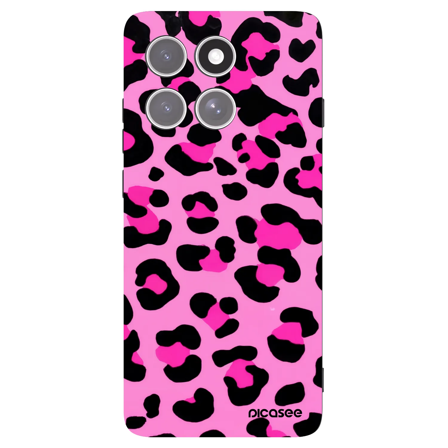 Picasee fekete szilikon tok az alábbi mobiltelefonokra Motorola Edge 60 Pro - Pink Tiger