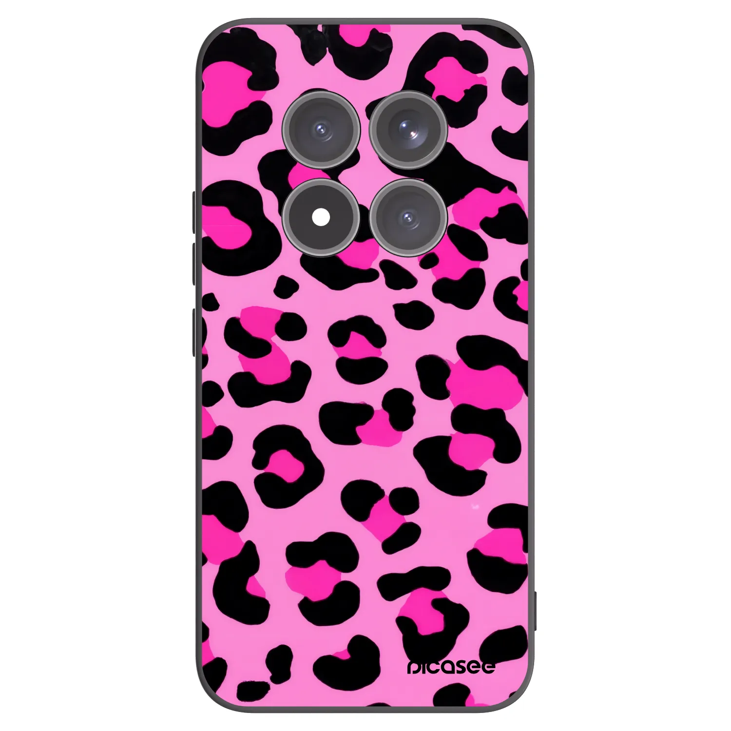 Picasee fekete szilikon tok az alábbi mobiltelefonokra Xiaomi Redmi Note 15 Pro+ - Pink Tiger