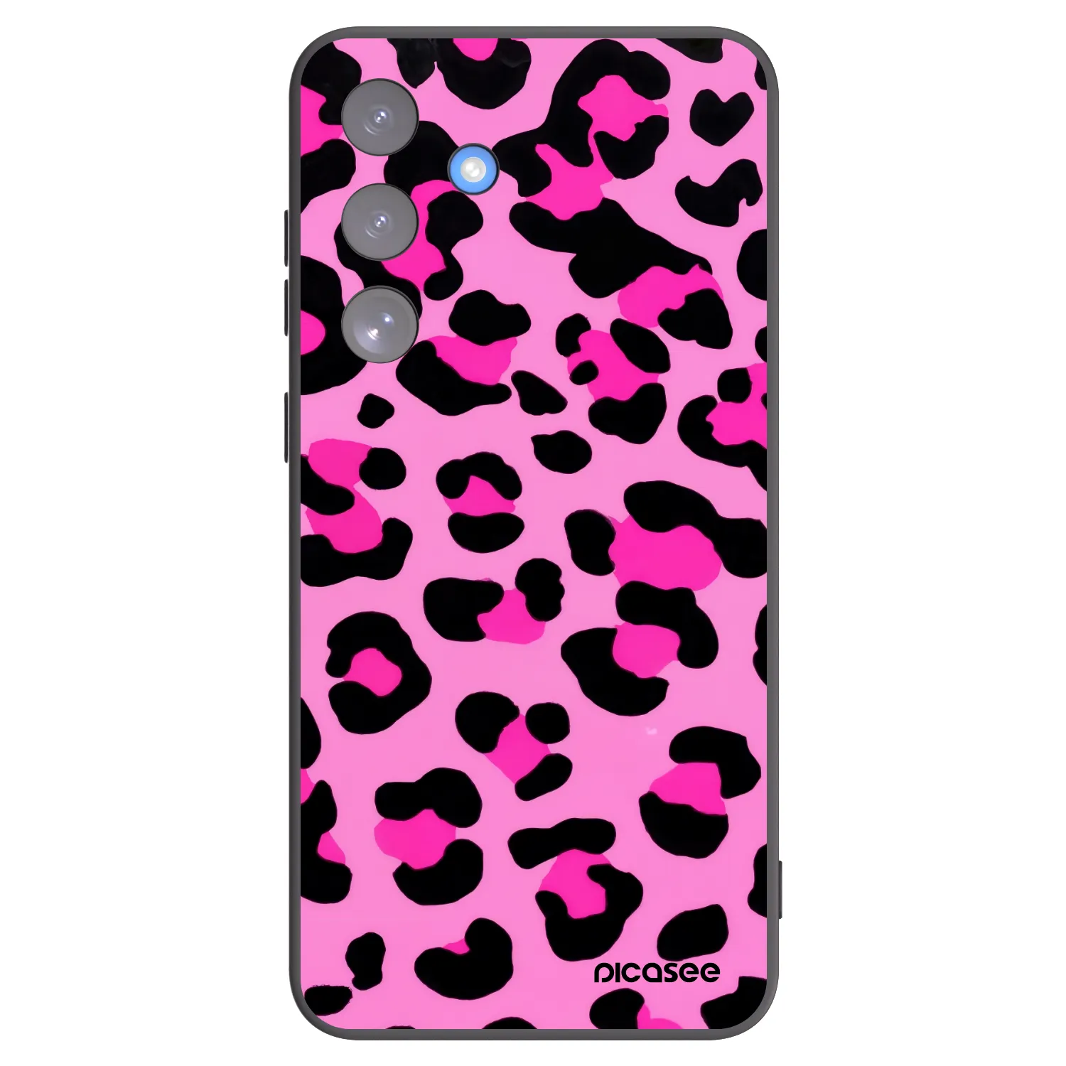 Picasee fekete szilikon tok az alábbi mobiltelefonokra Samsung Galaxy S25 FE 5G - Pink Tiger