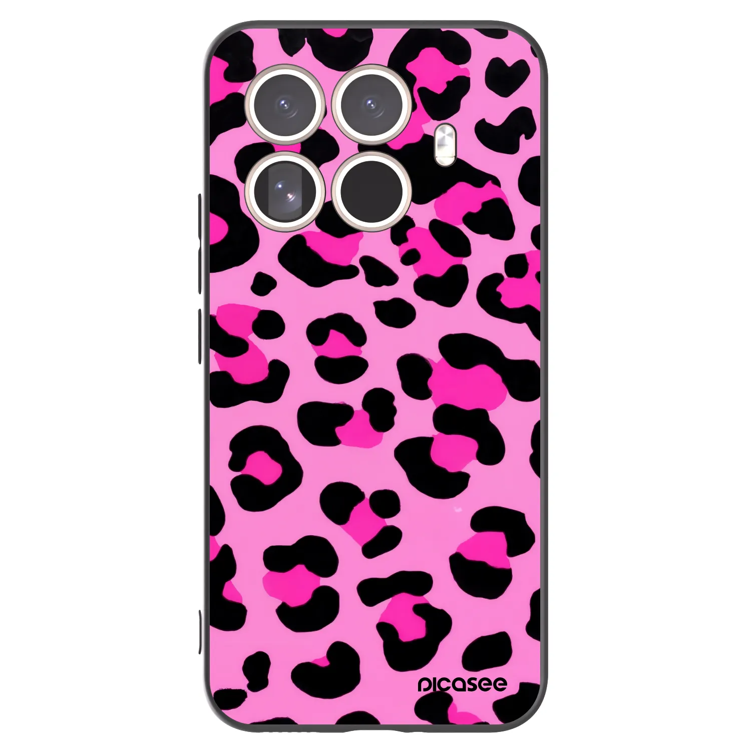 Picasee fekete szilikon tok az alábbi mobiltelefonokra Xiaomi 15T Pro - Pink Tiger